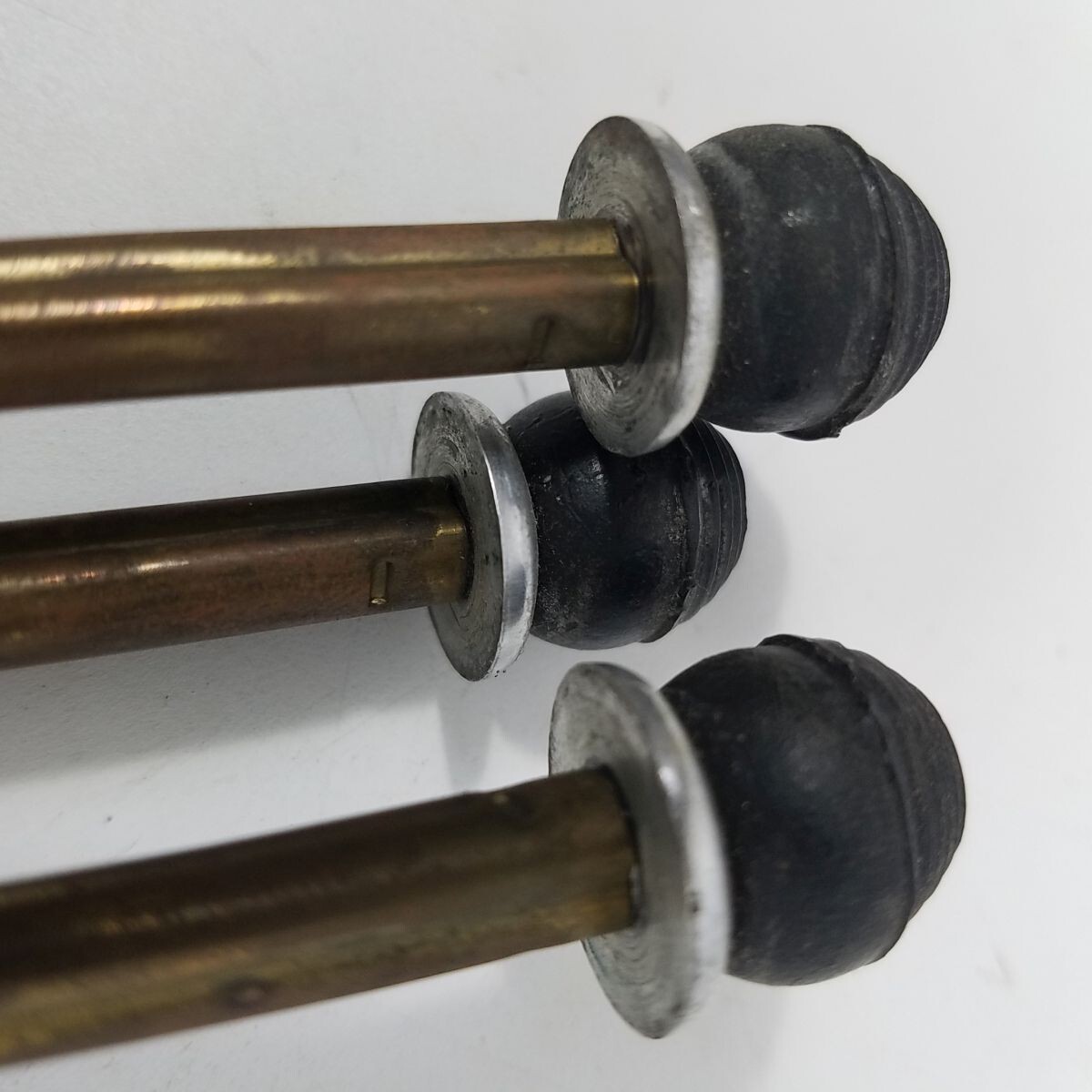 Vintage Ising Telescoping Brass Leg Tripod Original Case Germany 47″ 6 Section