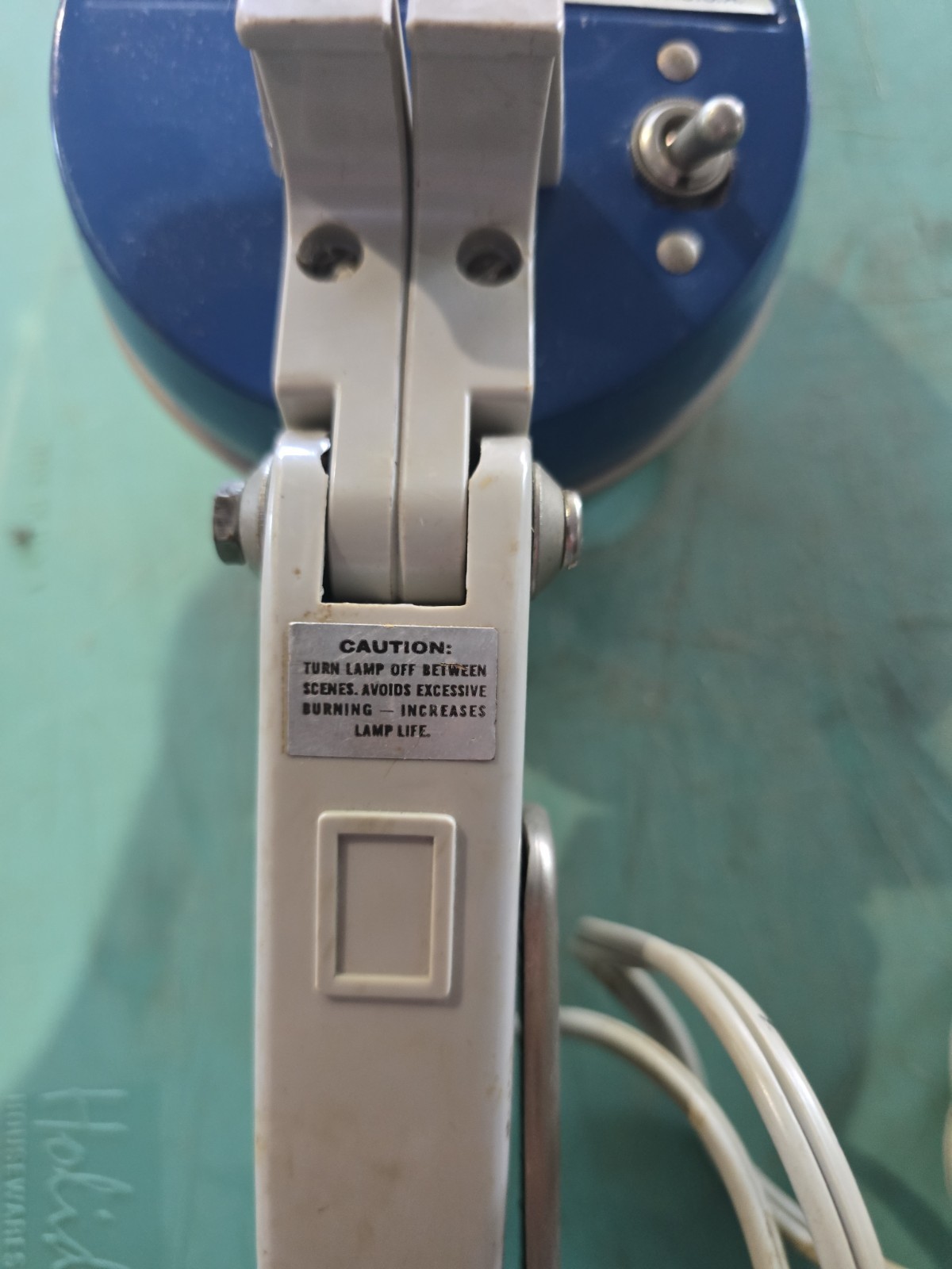 Vintage Mov-E-Lite Hollywood Chicago Model 990-B Movie Light Outdoor Kodachrome