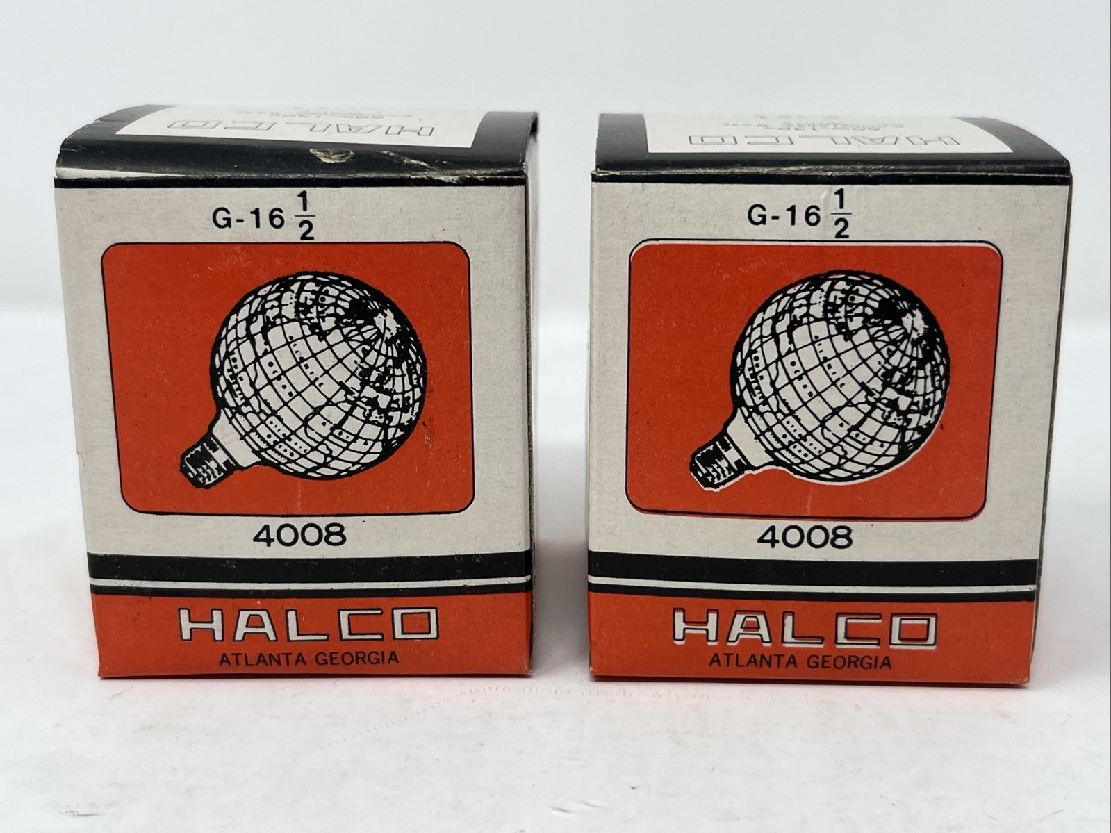Vintage HALCO flash bulbs – G-16 1/2, model 4008 Lot Of 2
