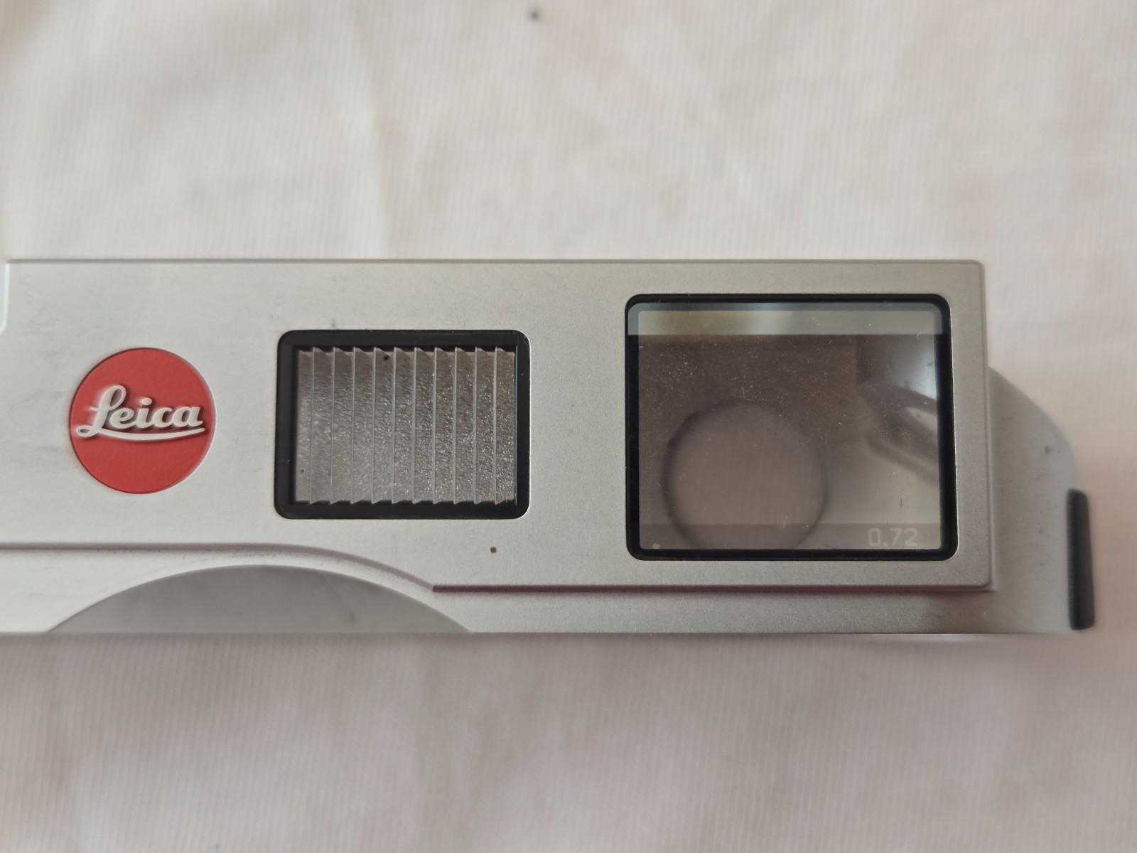 Mint-! OEM Parts – Leitz Leica M7 Chrome Top Plate w/ View Window Glasses 0.72