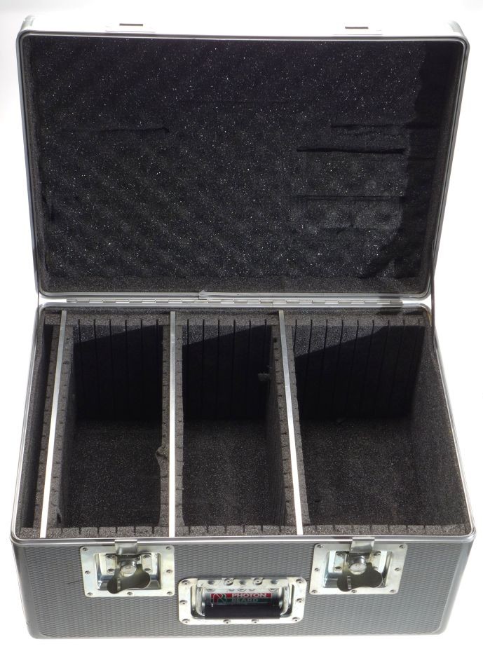 Photon beard custom made Alluminum flight travel camera case heavy duty padded