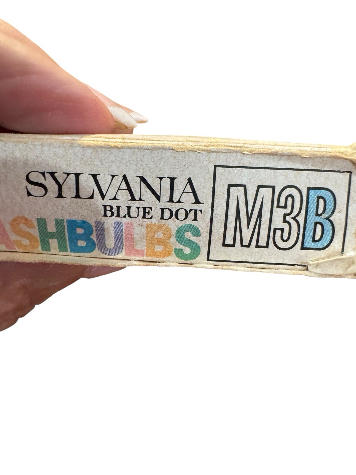 VTG Sylvania Blue Dot Flashbulbs M3B Selling For Nostalgia – Untested – 12