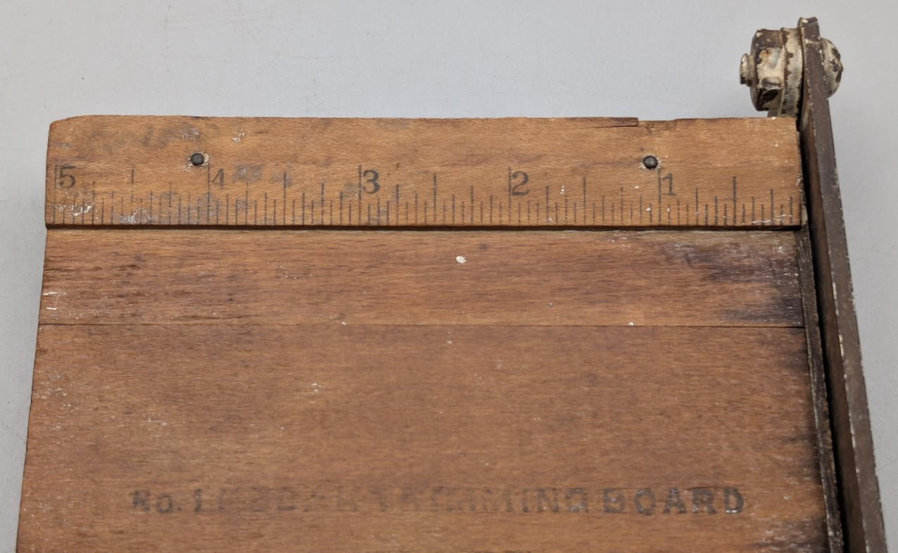 Vintage Eastman Kodak No 1 Wood Trimming Board Photo Paper Cutter Guillotine NY