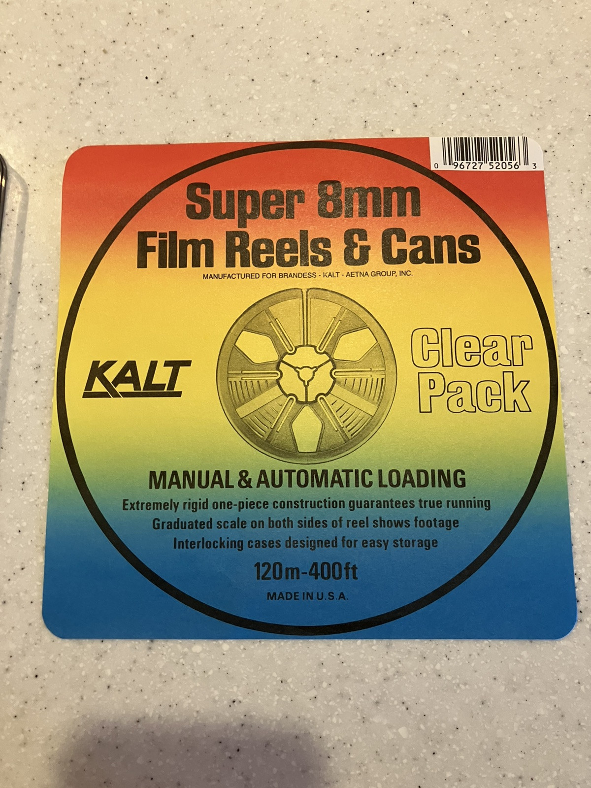 Star-D Super 8mm Film Reels & Cans, single, New Old Stock open box