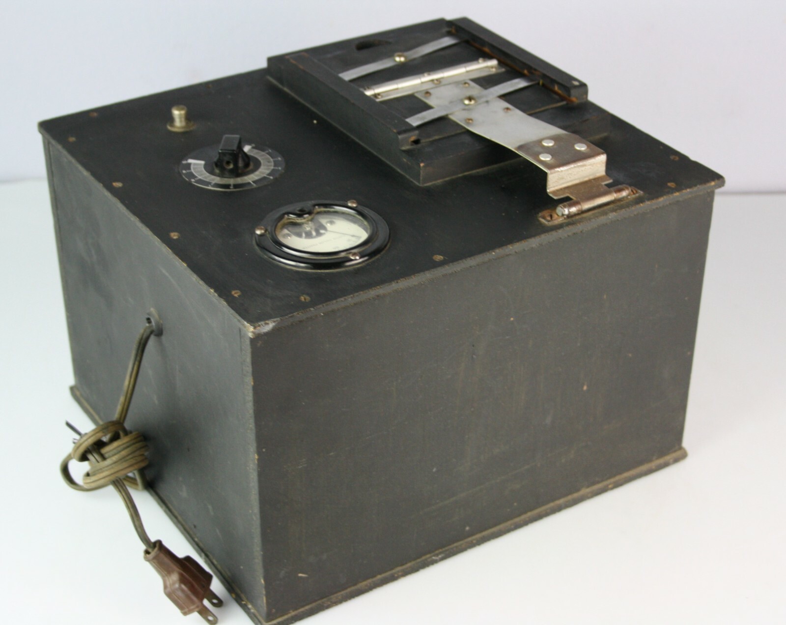 Antique Curtis Color Glass Plate Negative Contact Printer Photograph Darkroom