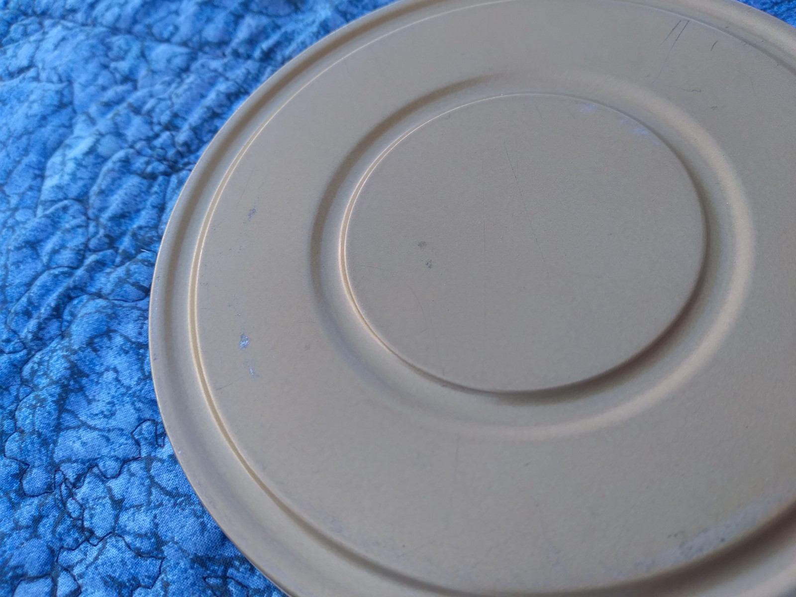 Dual 8mm Film Storage Reel & Can Tin EMPTY 5 Inch Vintage