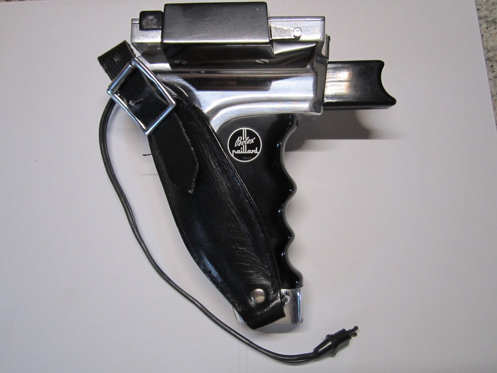GORGEOUS BOLEX DECLIC HANDLE ELECTRIC HAND GRIP for MST motor 16mm movie camera