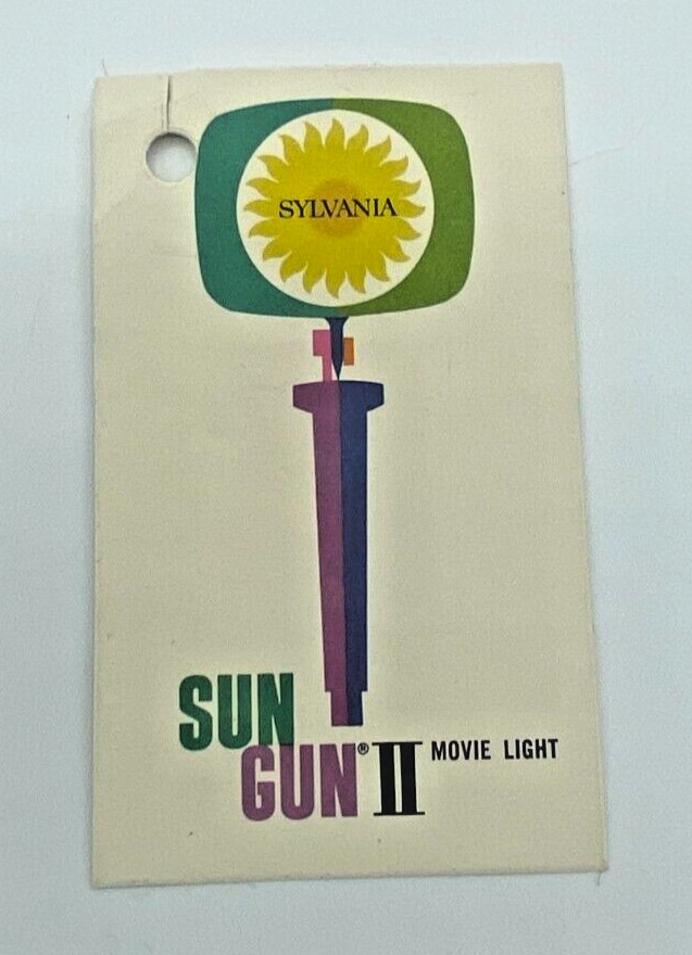 Sylvania Sun Gun II Model SG-55 Movie Light In Original Box Tested and Working