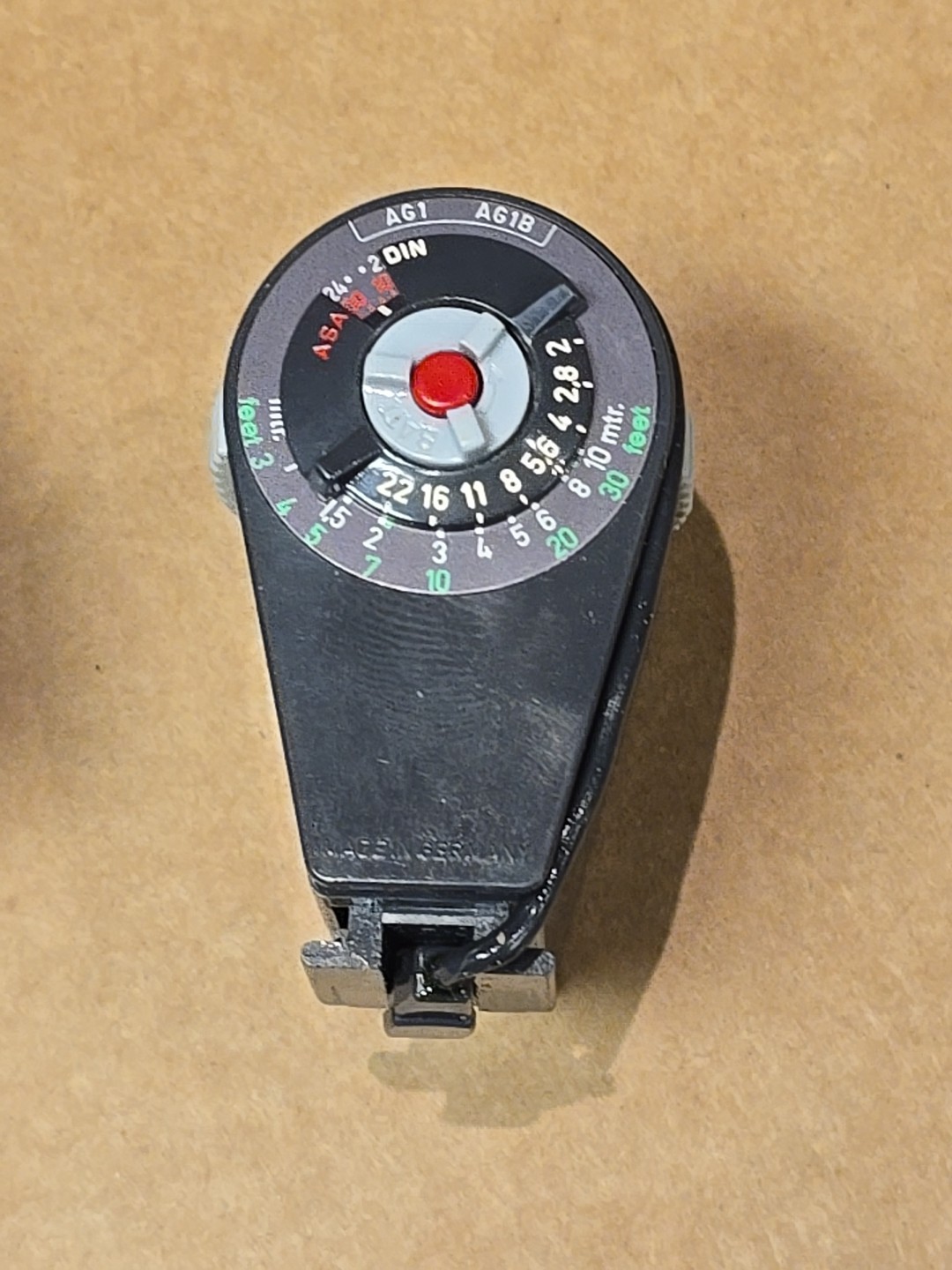 1950s Agfa Tully Fan Flash with Original Case Vintage Camera Accessory