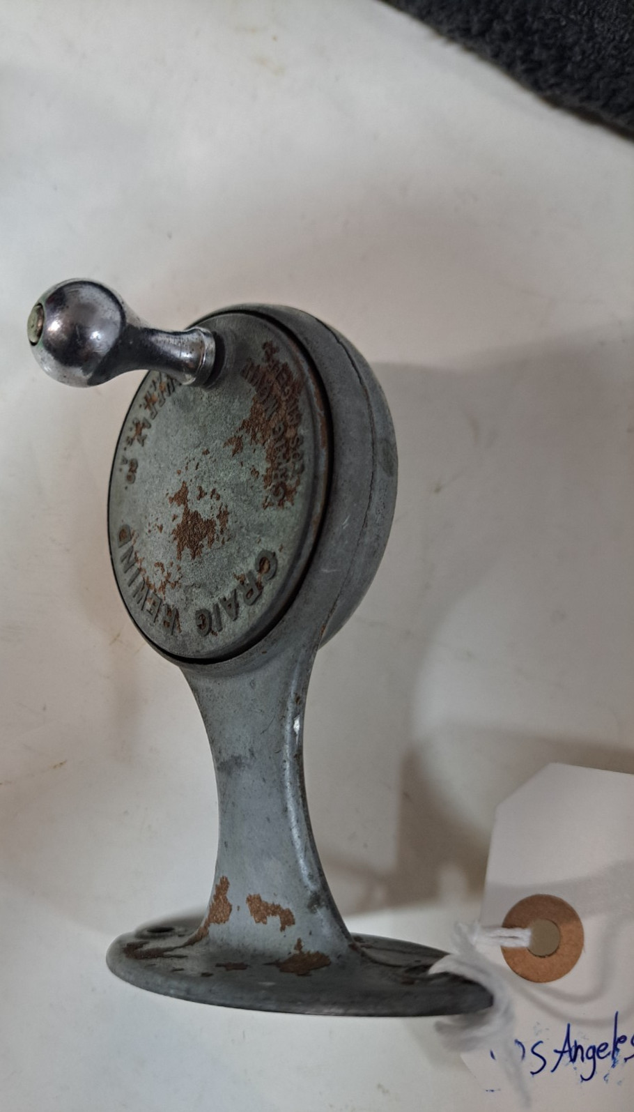 Vintage Craig Chrome Movie Film Supply Company Rewinder Crank