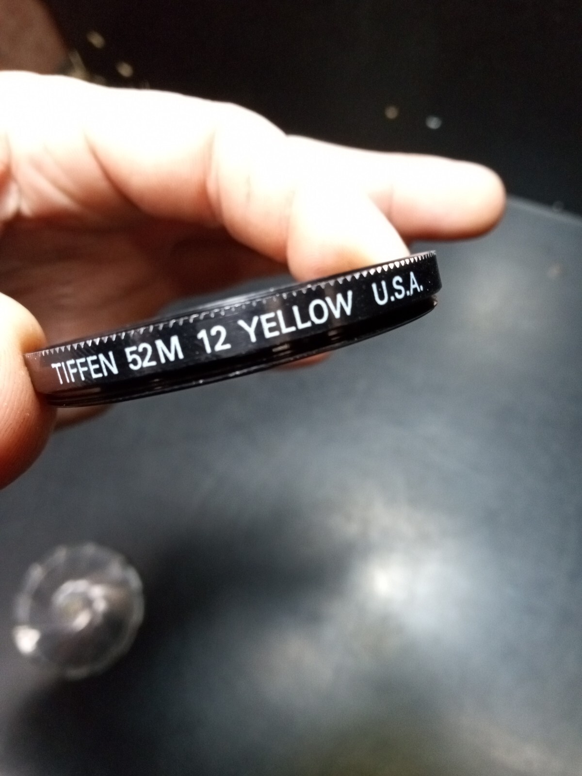 HOYA tiffan CROSS SCREEN LENS 52mm 12 Yellow Made in USA w/ Factor Guide