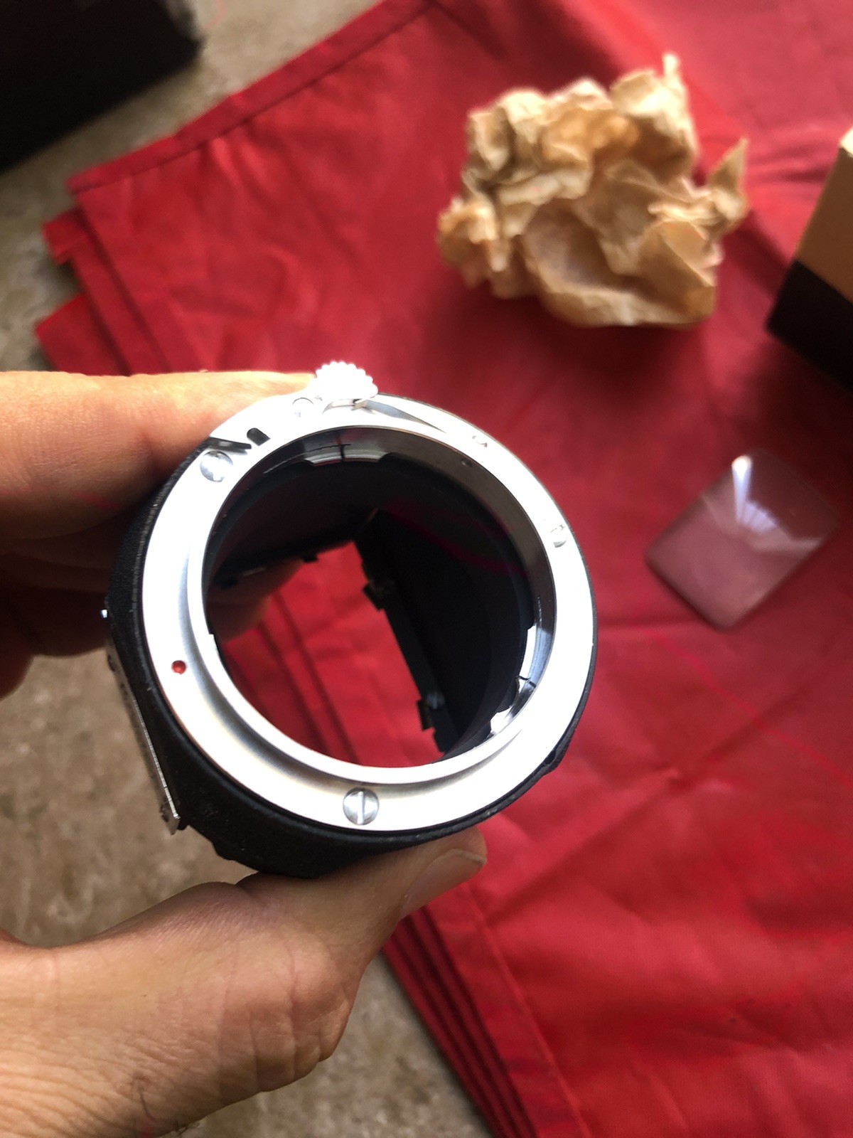 Exakta Magnifier Viewfinder With Ground Glass Germany For Exakta