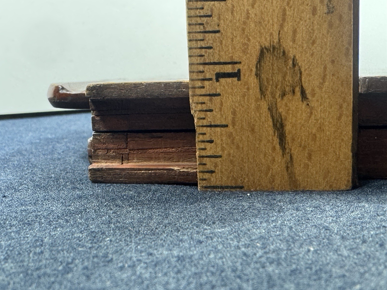 8×10 Double Sided Mahogany Book Style Glass Plate Holder Tailboard Wood Camera