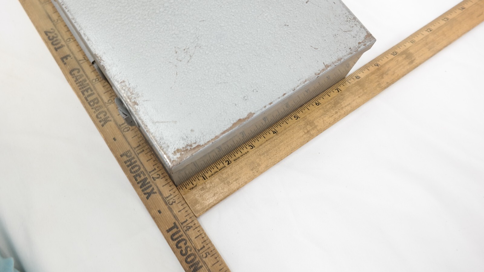Vintage Metal 35mm Photo Slide Storage Case 13″ x 7.5″ TF