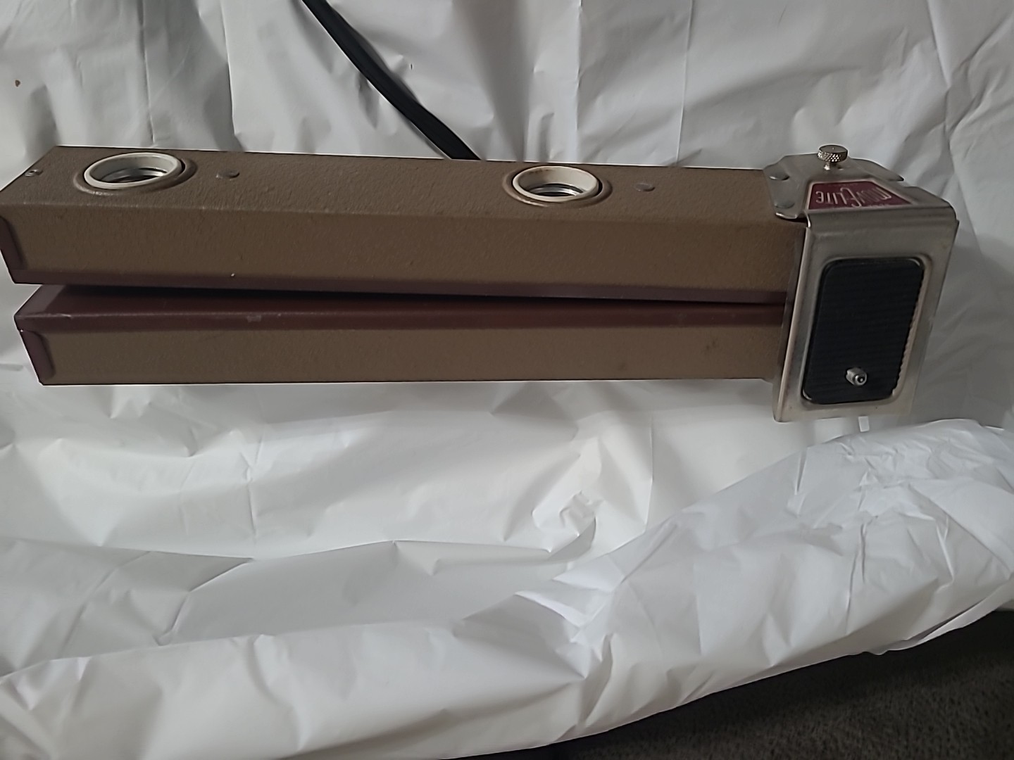 Vintage 1950s Acme Lite Mov-e-Lite Model 48 Bifold Works Exposure Guide Spindial