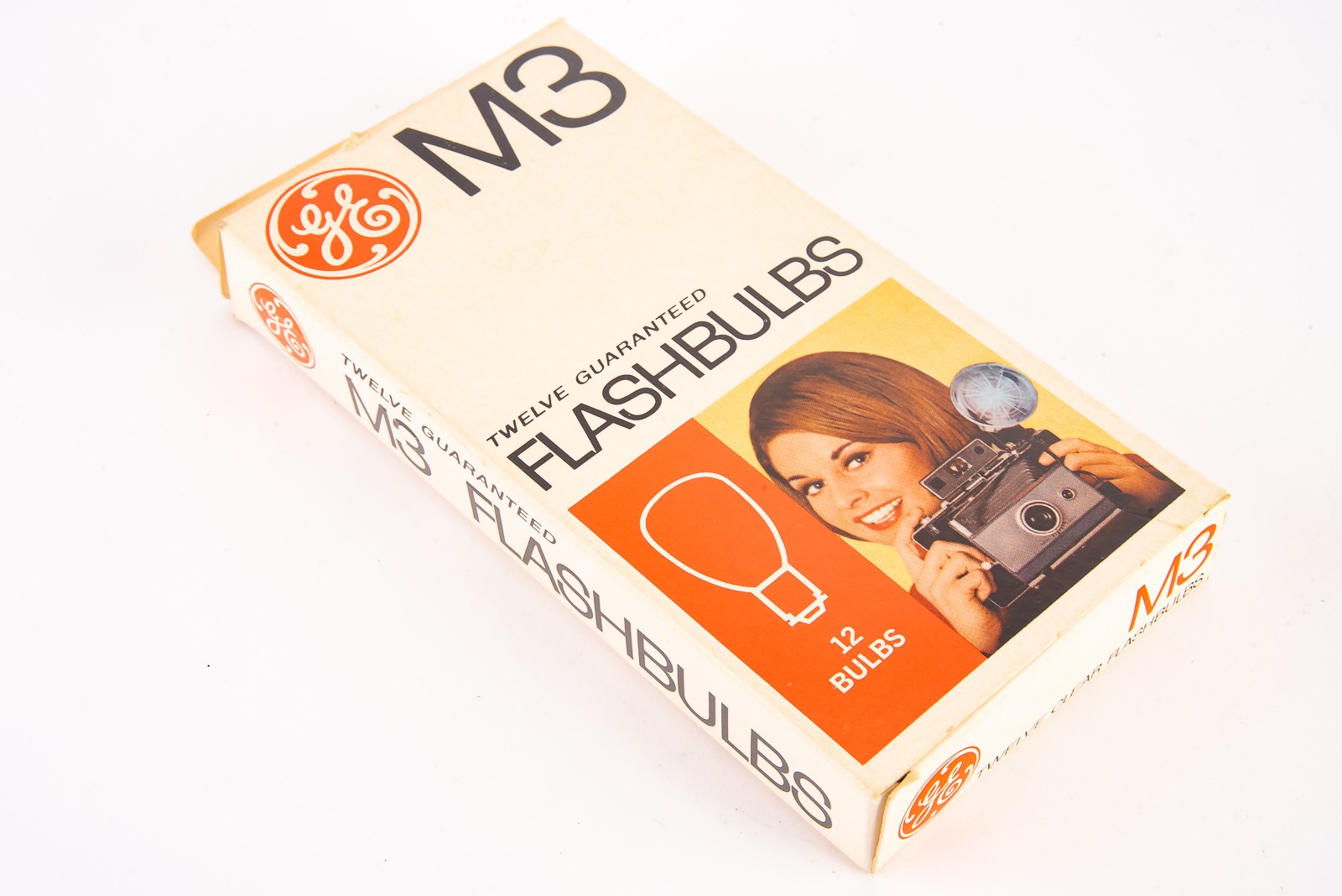Vintage GE General Electric M3 12 Bulbs and M3B 10 Bulbs Flashbulbs V17