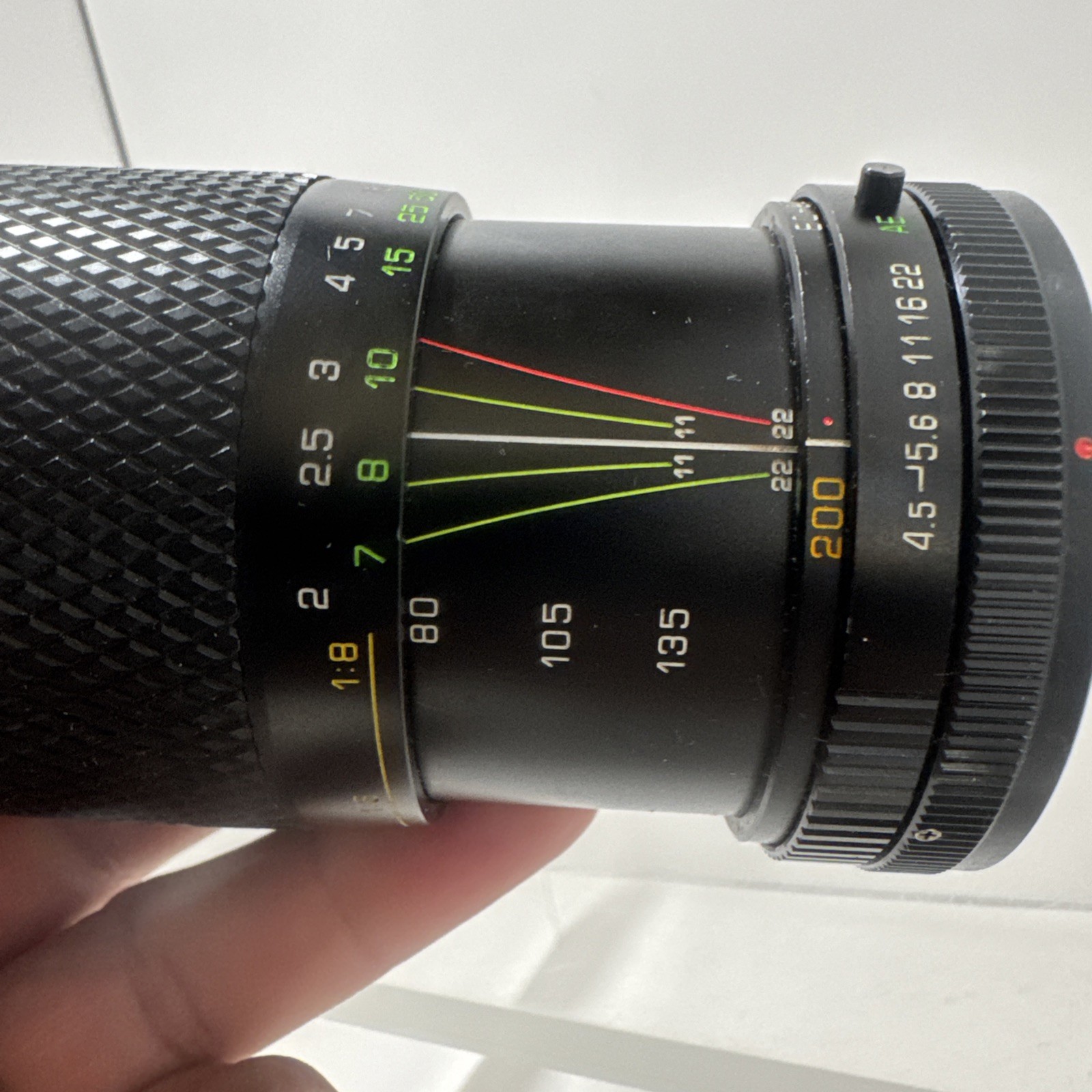 Vintage Rokinon No. 854346 MC 80-200mm 1:45 Macro Auto Zoom Lens