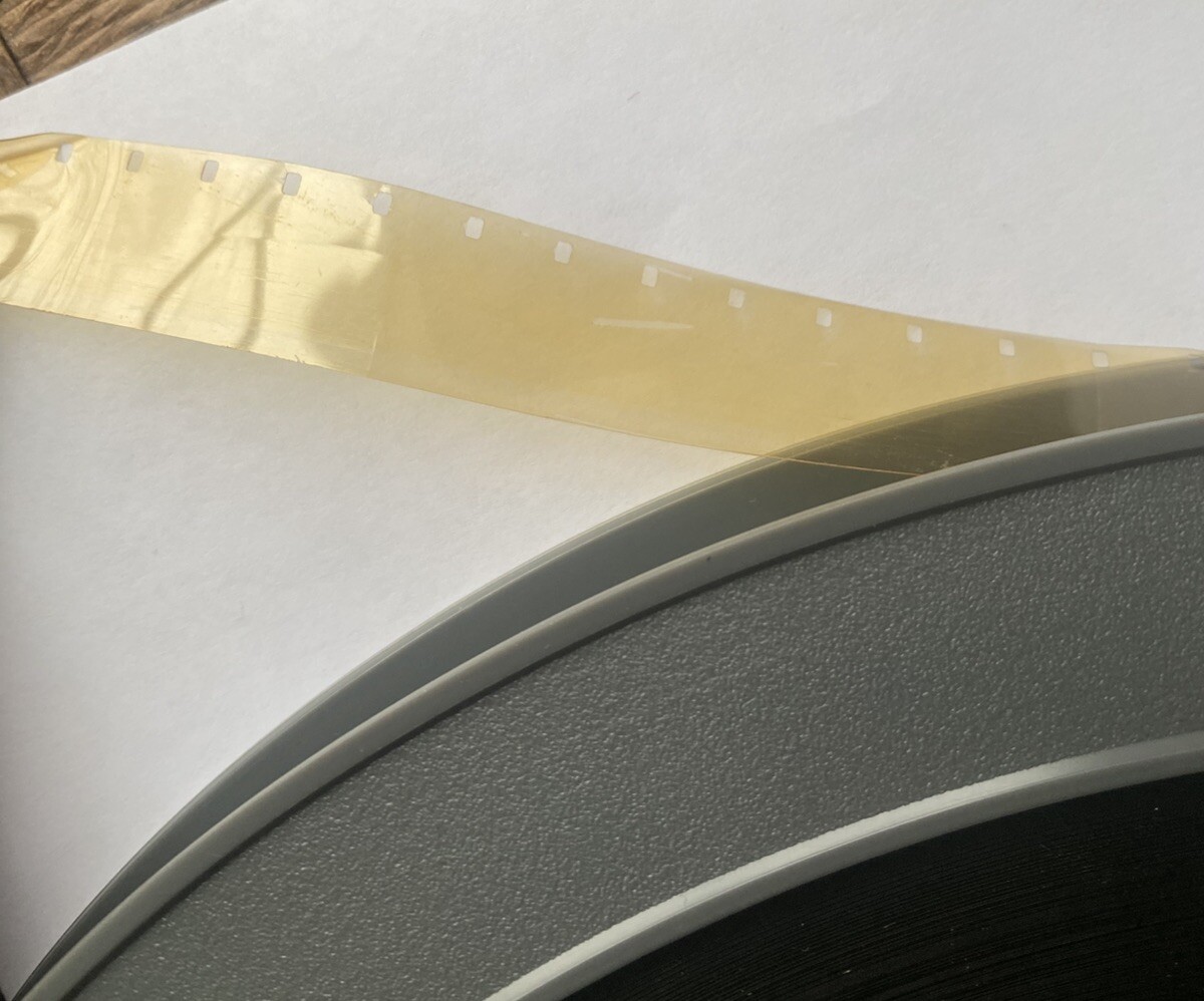 PlioMagic Plastic Film Movie Reel1200 Ft -33 Minutes 16mm With Life On the Run