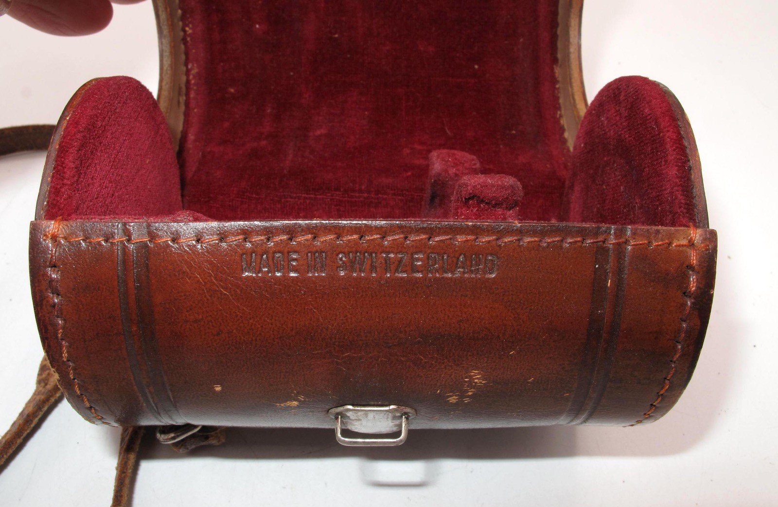 *ORIGINAL* ALPA ALNEA LEATHER HARD CASE 28MM, 50MM & 90MM ANGENIEUX KERN LENSES