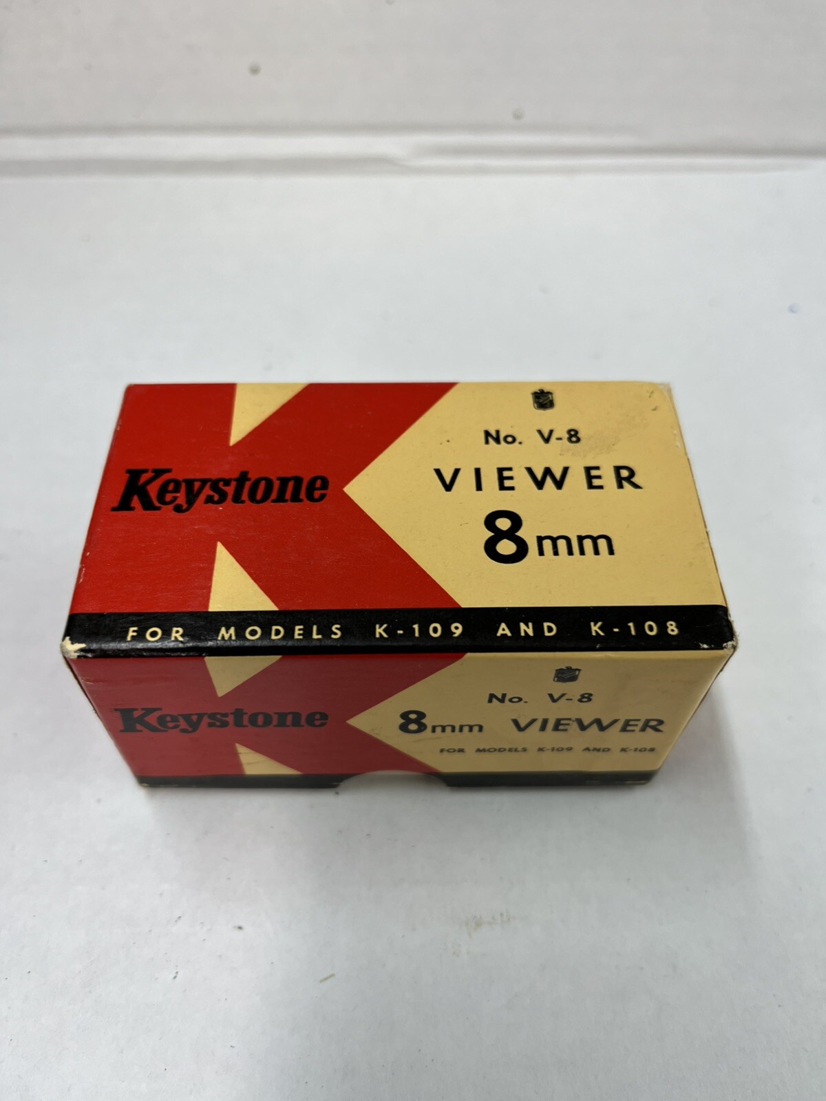 Vintage Keystone No. V-8 Viewer 8mm For Projector Models K-108 K-109