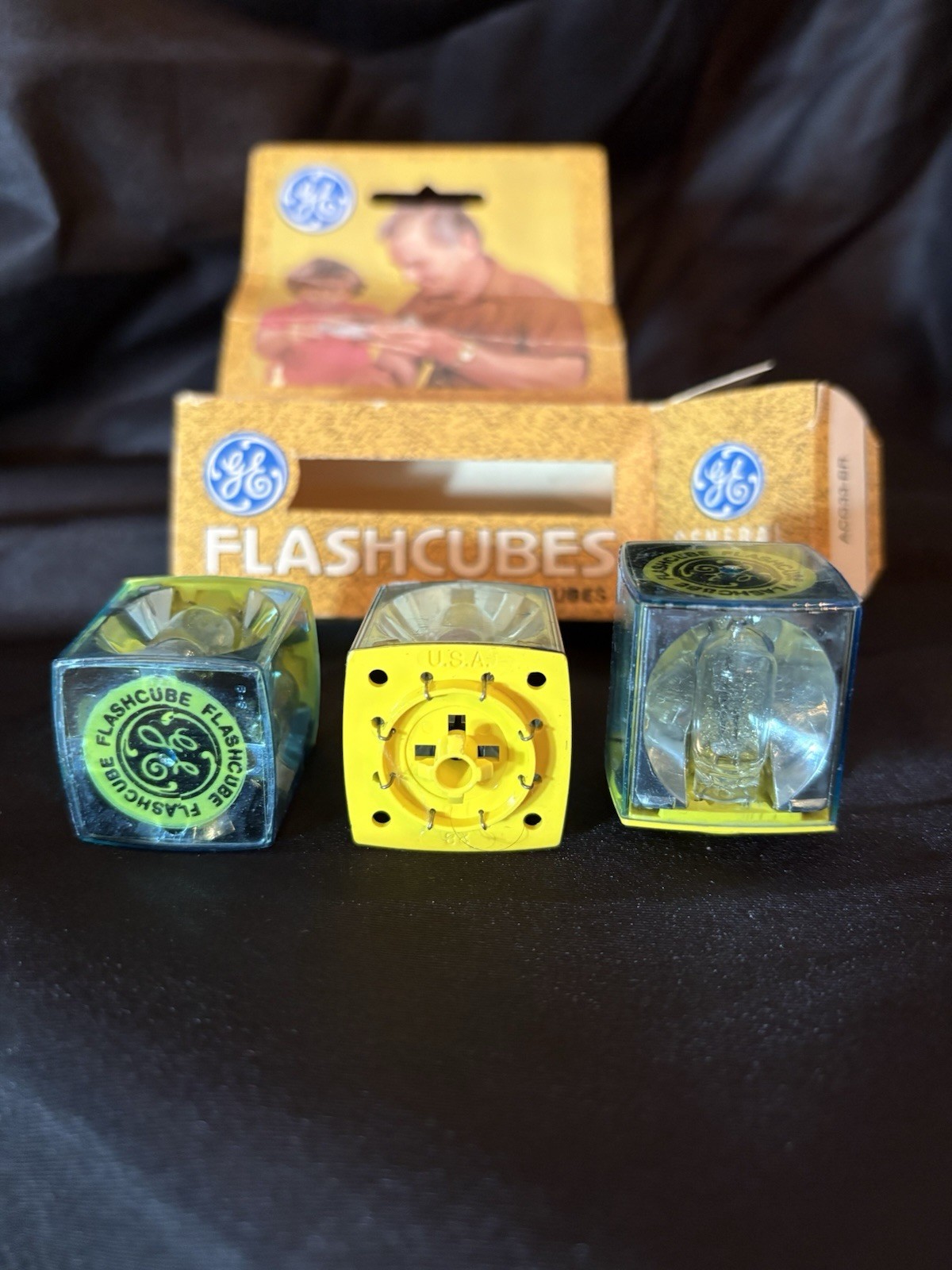 GE Flash Cubes Vintage 3-Pack