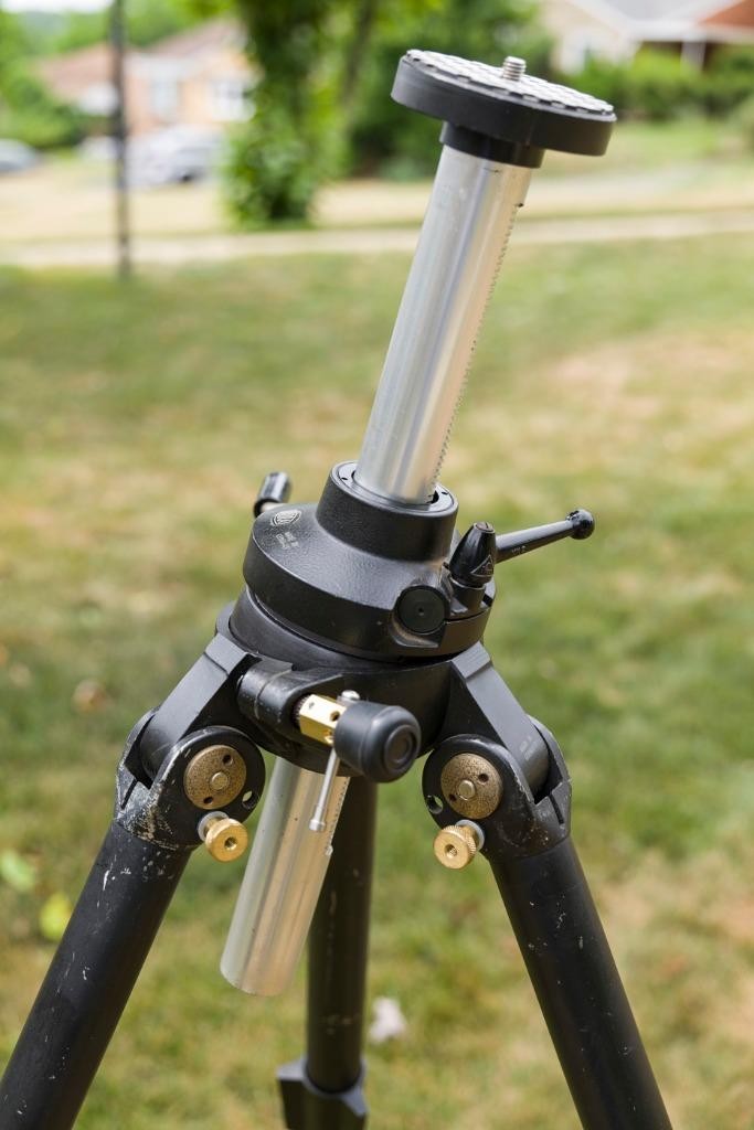 Vintage Bilora Large Format Tripod w/ Leveling Center Column Giant Half Ball
