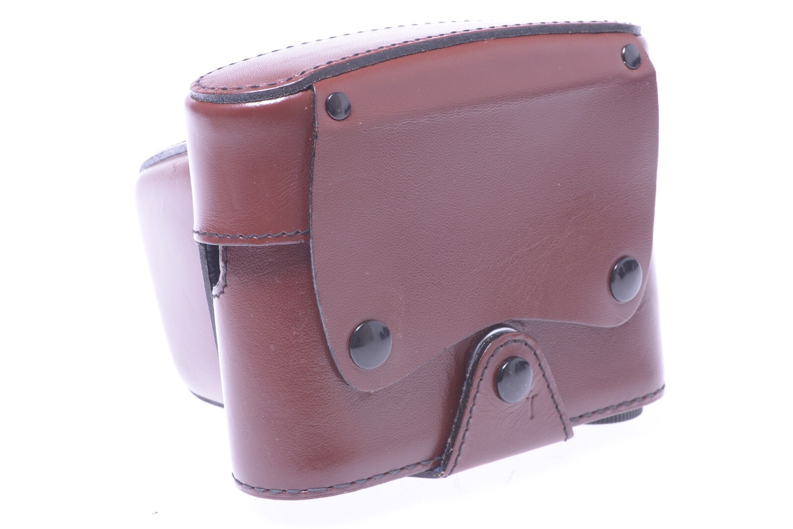 ✅ LEICA R R3 *MINT* GENUINE BURGUNDY CAMERA CASE FOR 35MM, 50MM LENSES