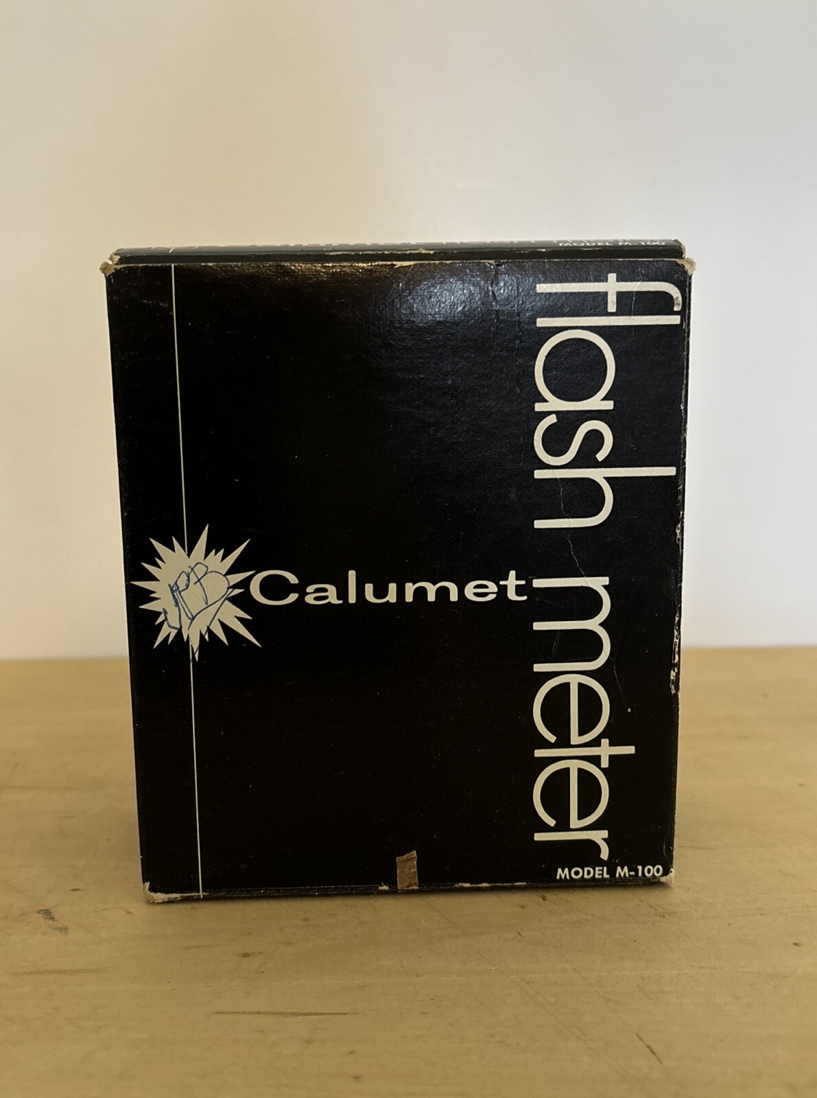 Vintage Calumet Flash Light Meter M-100 Original Box Cords Instructions