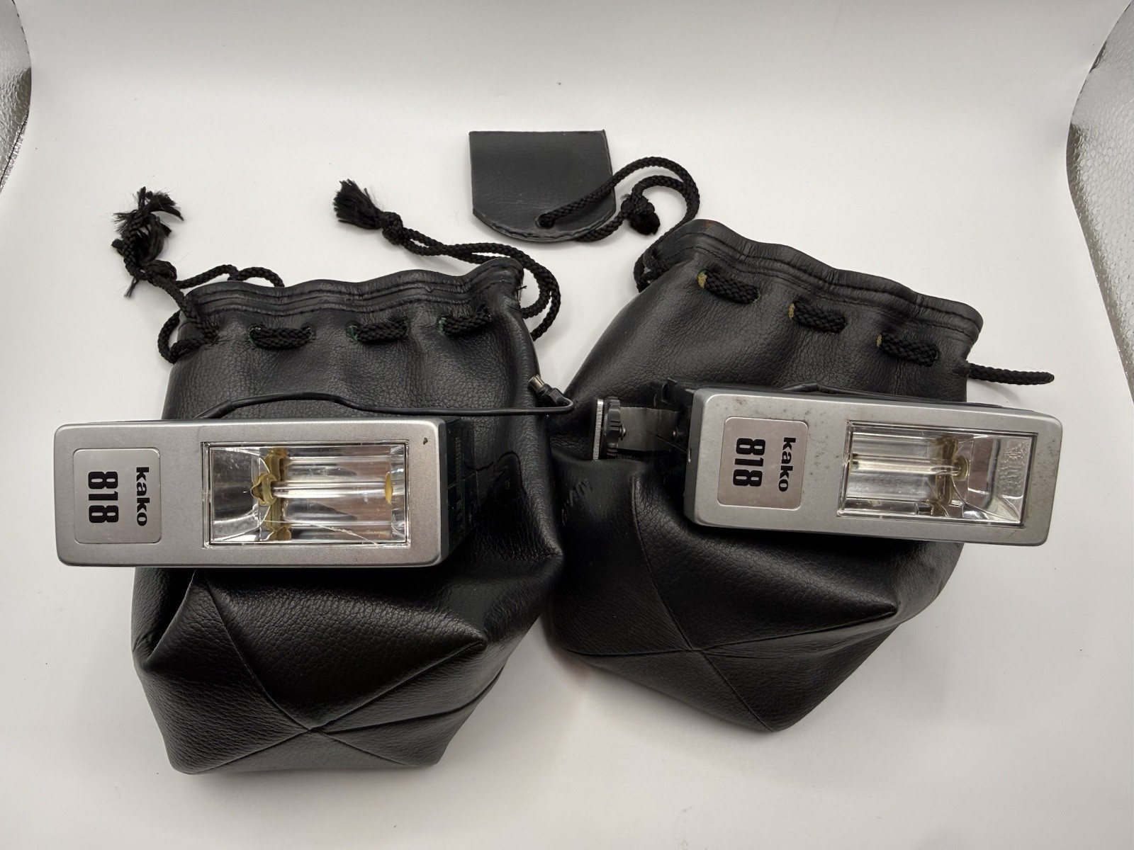 Vintage Camera Accessory Lot Kako 818 Flashes Filters Pentax Case Manual USA