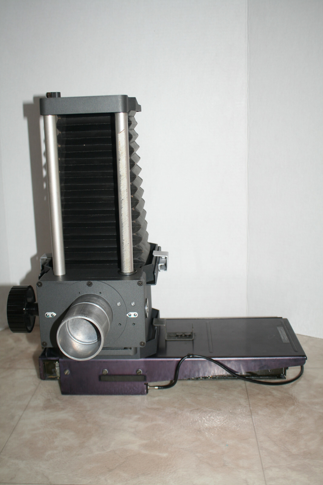 POLAROID MP4 LAND CAMERA FOCUSING BELLOW HEAD W/SLIDING 4X5 BACK + MACRO EXT.*