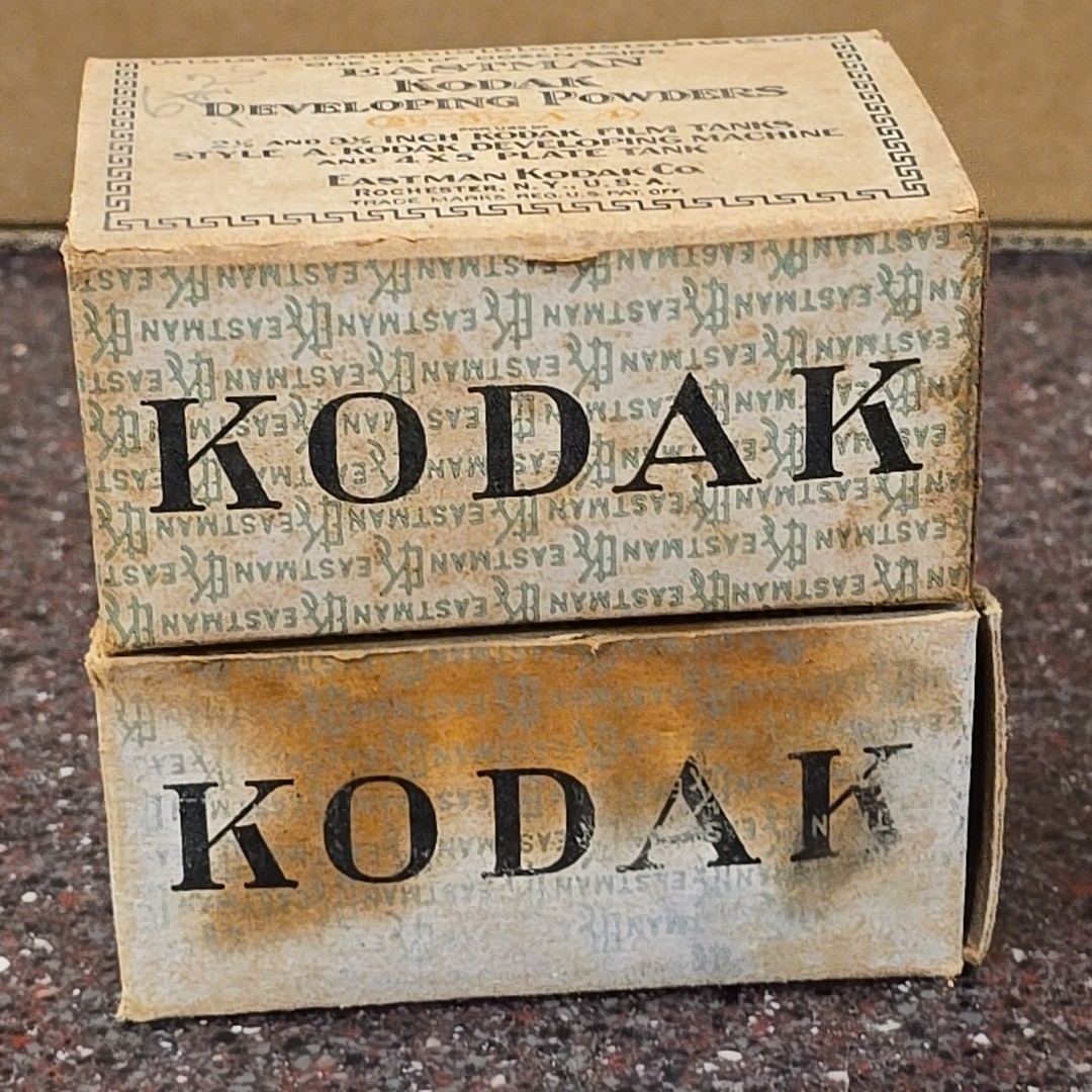 10- Eastman Kodak Developing Powders for 2-1/2, 3-1/2 MACHINES, 4X5 Plate Tanks
