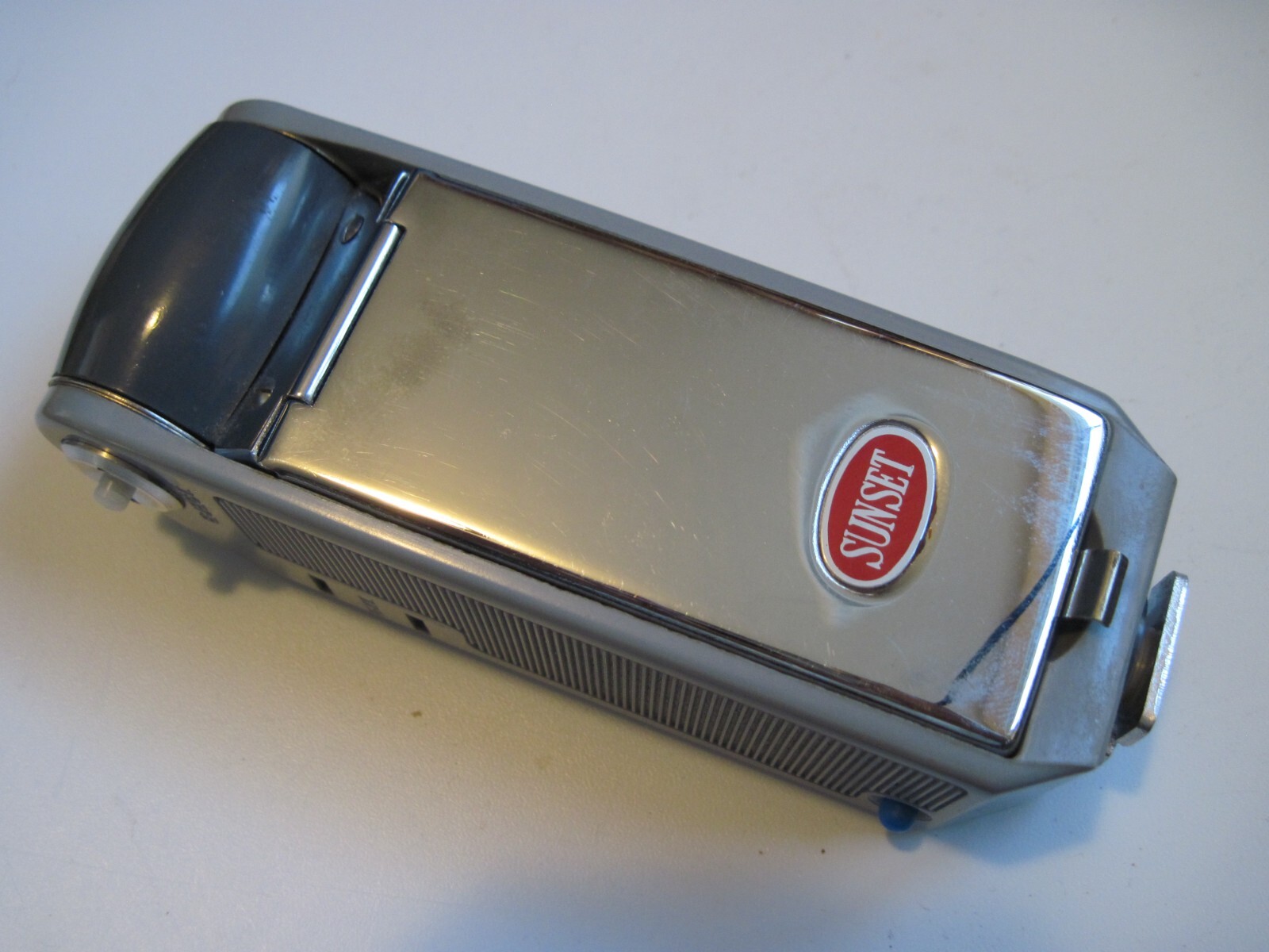 Vintage Sunset brand folding hot shoe camera flash attachment