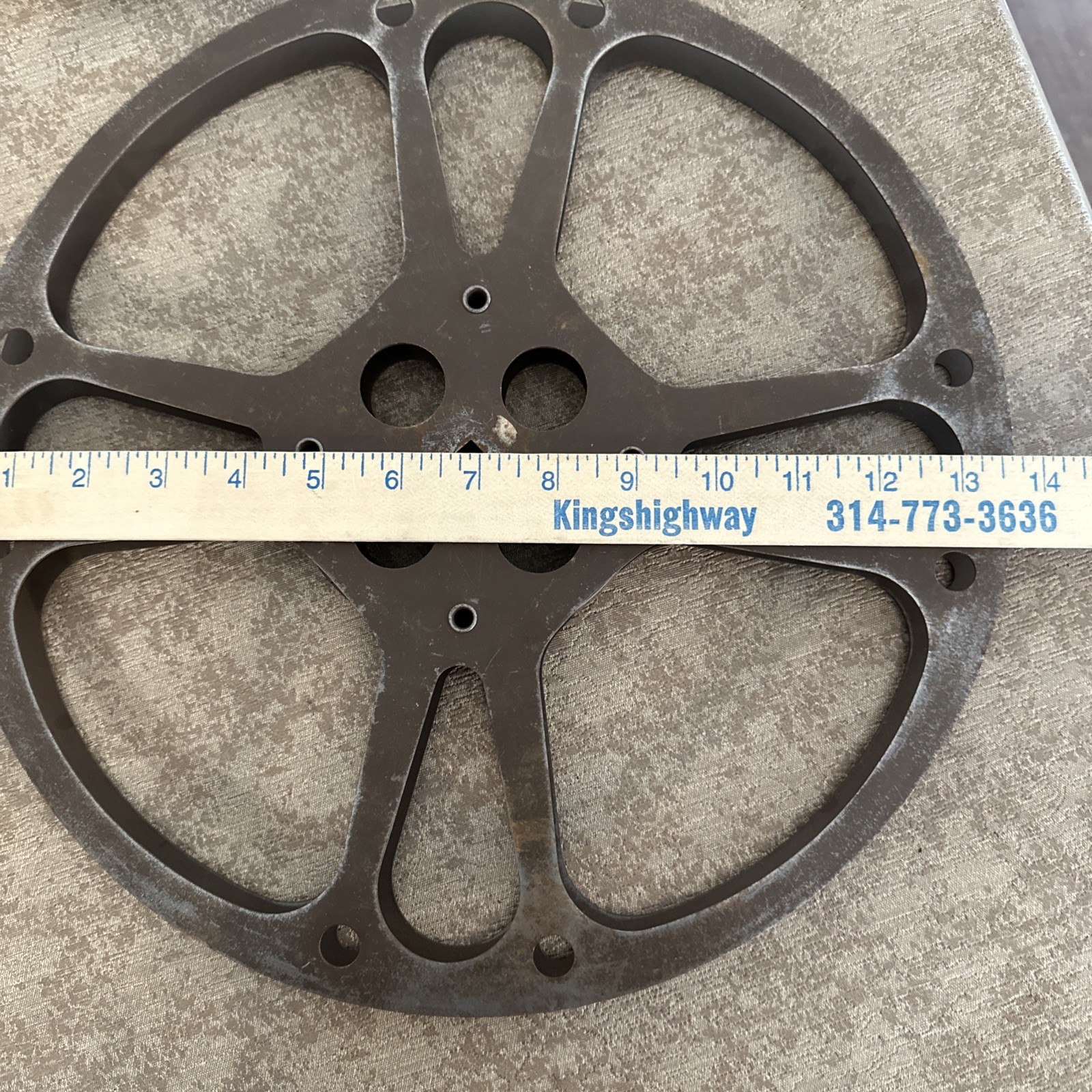Lot of 2 Vintage 16mm Eastman Kodak 13 3/4Film Reel & Canister 1600 Feet RARE #1