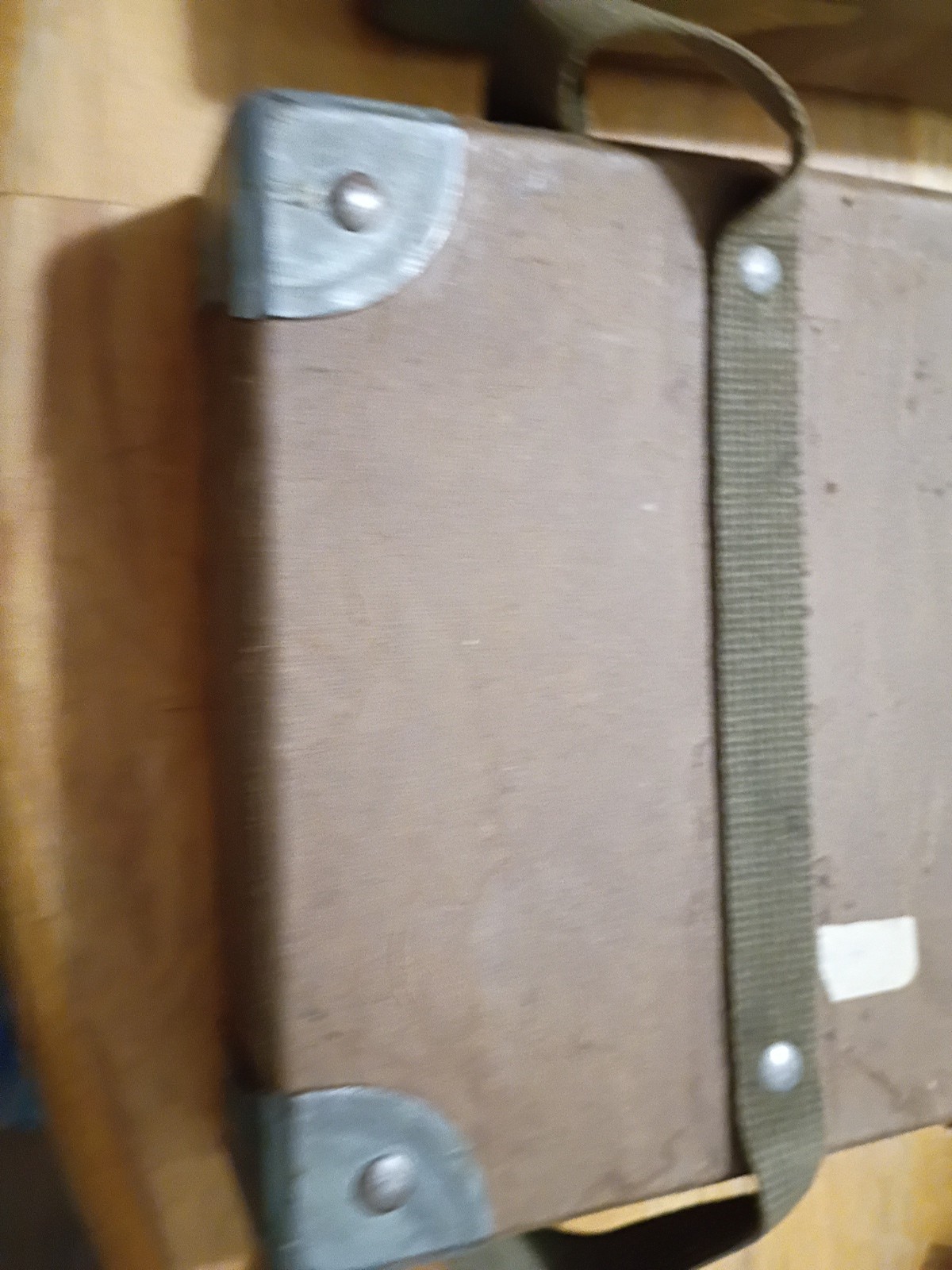 VINTAGE Film Reel Canister Case Shipping Box Mailer 8″ X 8″ X 2″