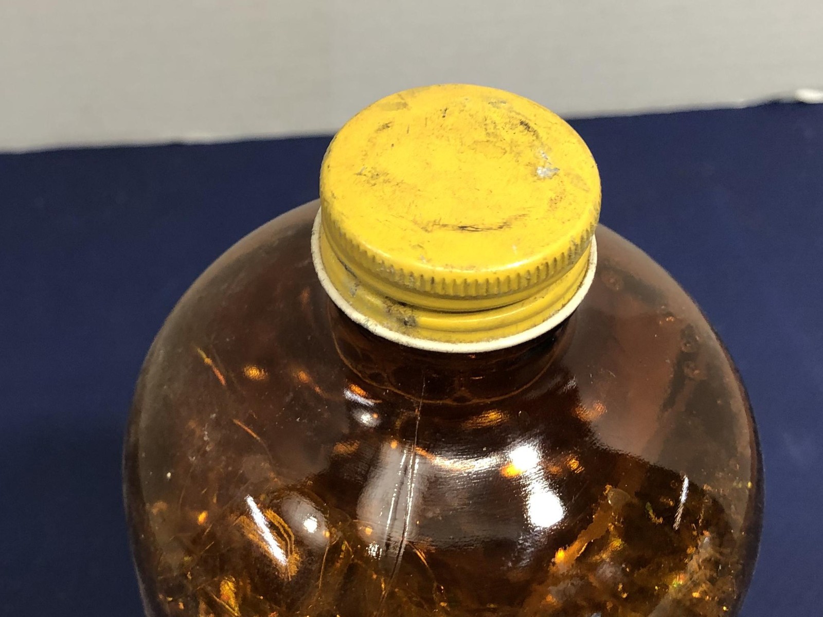 Kodak Photo-Flo Brown Amber Glass Bottle 1 Quart vintage camera