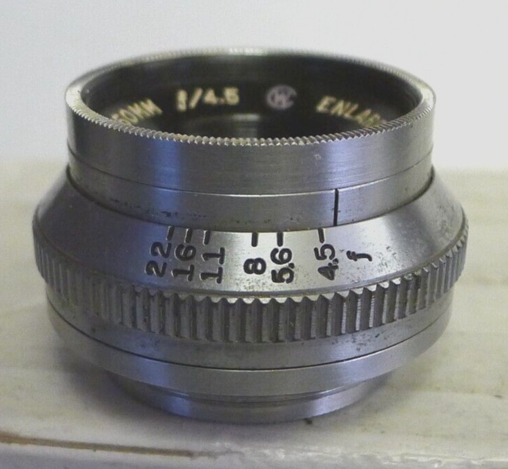 Wollensak 50mm f/4.5 Enlarging Raptar Lens – Vintage