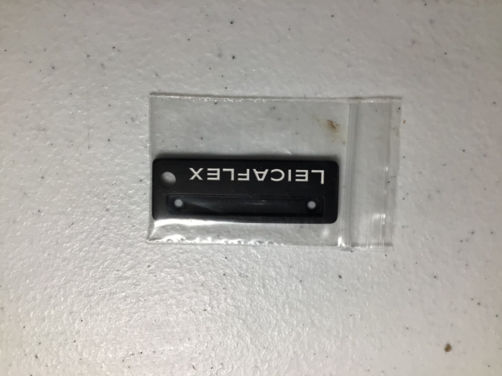 Black Name Plate for Leicaflex 35mm camera