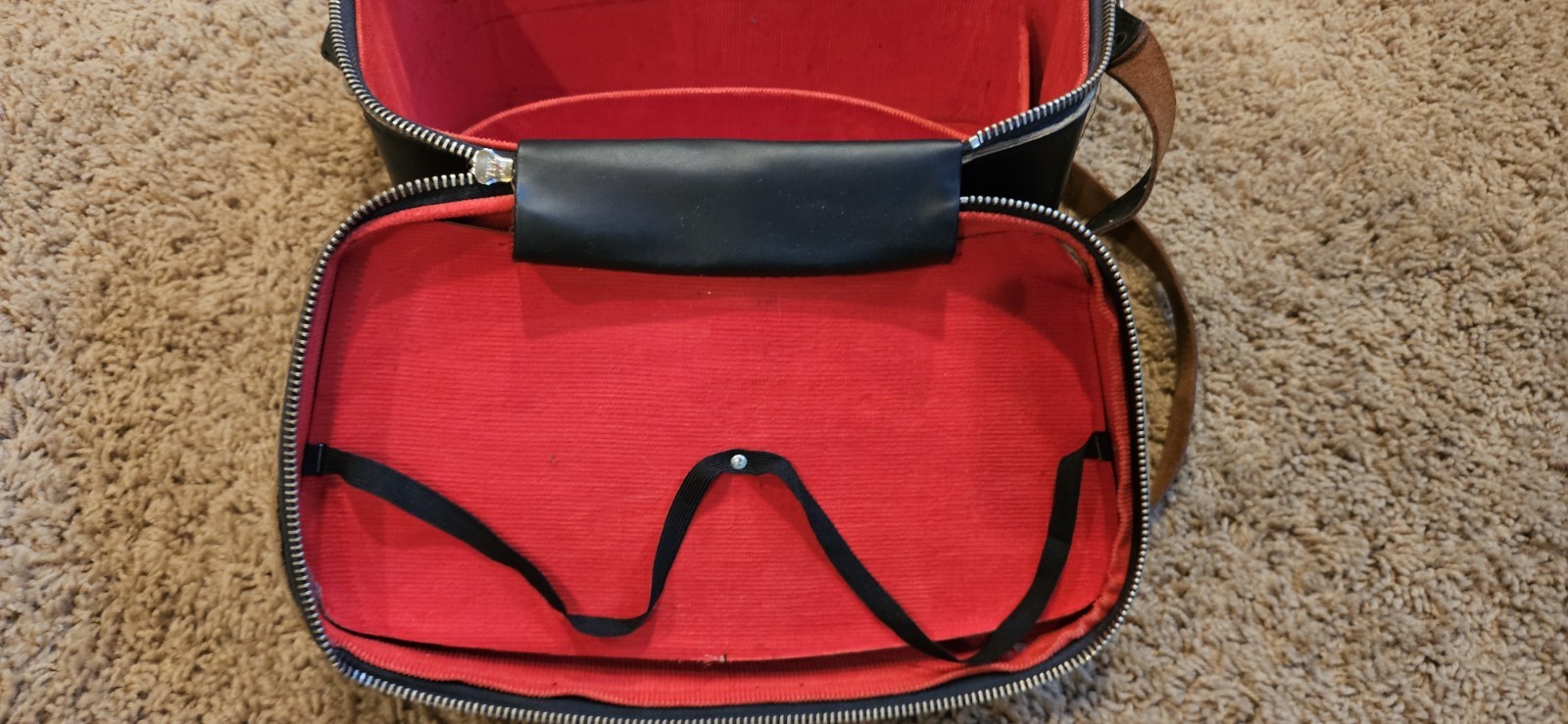 Rare Vintage Kali Bag Retro Film Camera Leather Case Made In Japan