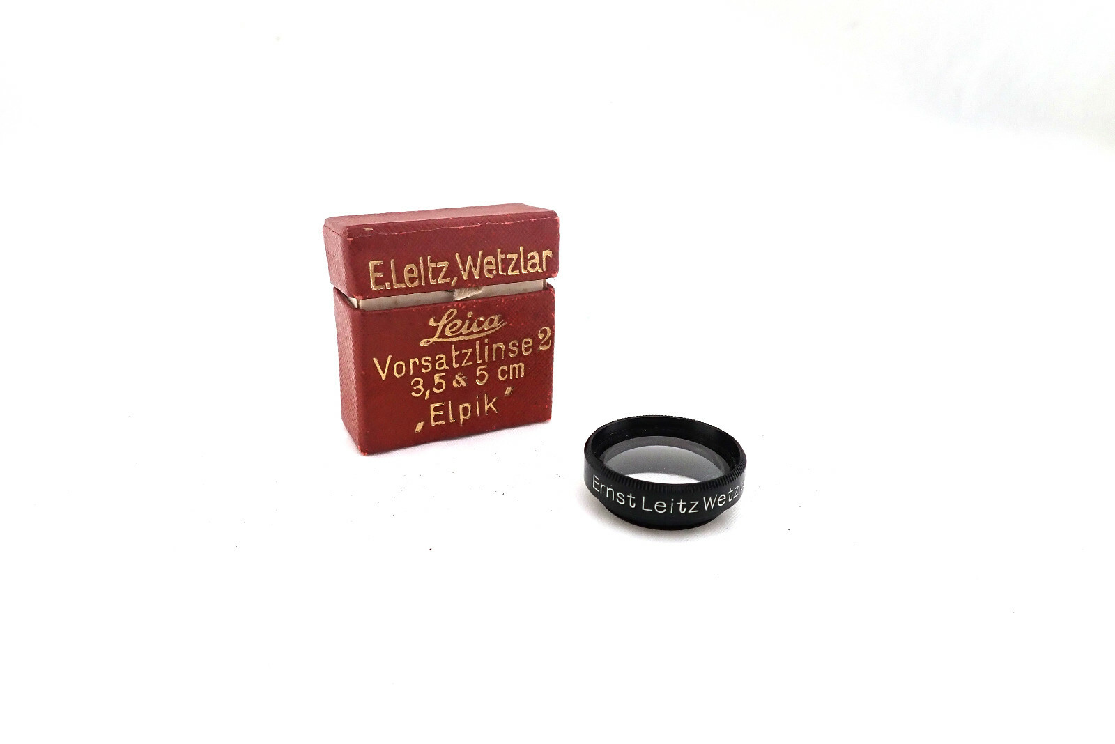 Leica Leitz Ancillary Lens 2 ” Elpik ” 3.5 & 5cm