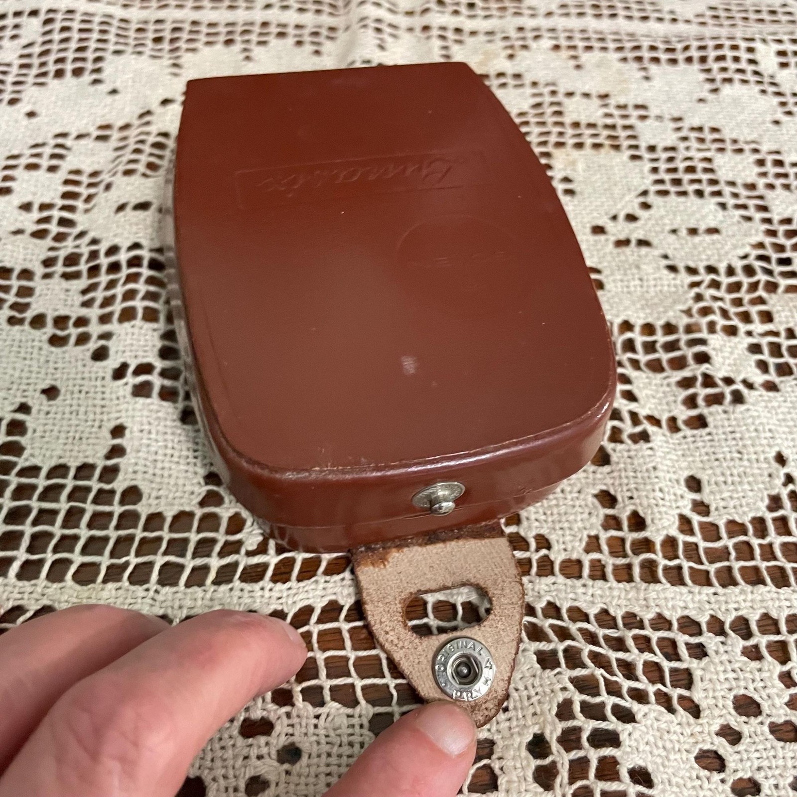Vintage Gossen Lunasic Camera Color Finder Light Meter in Leather Case