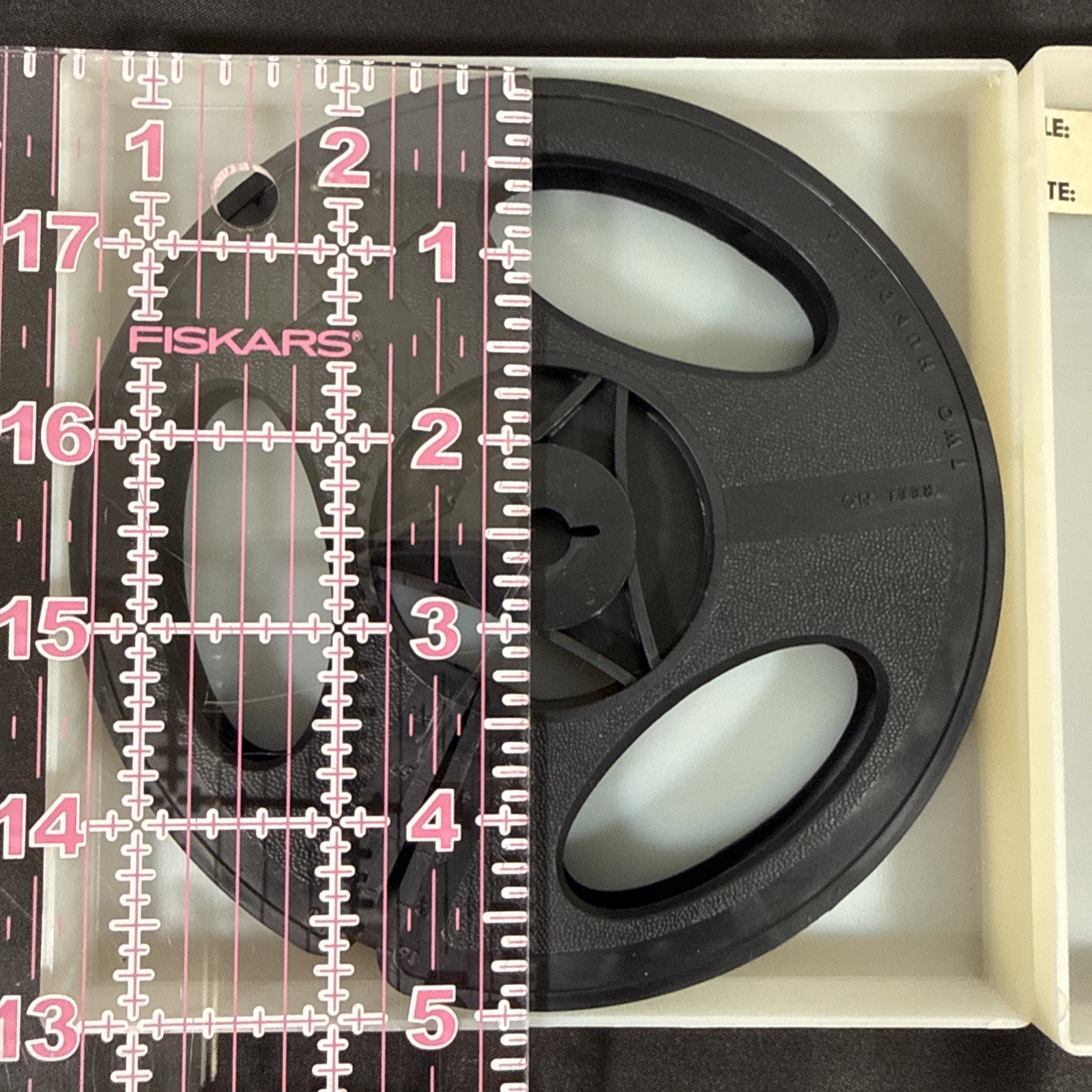 Baia Dual 8mm 200 Ft Plastic Movie Reels with Cases Vintage Film Supply
