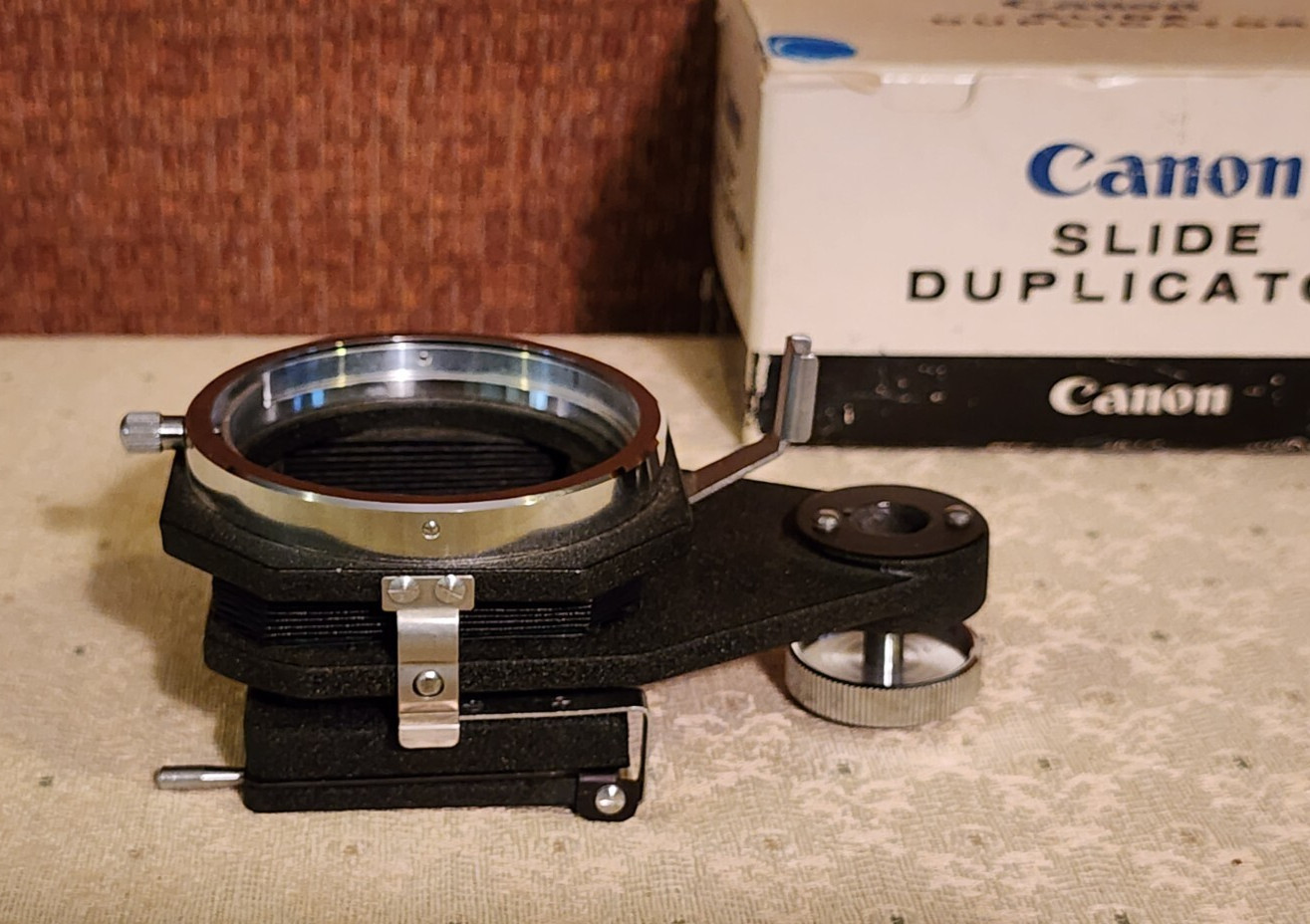 Vintage Canon Slide Duplicator No 55 Mount In Original Box Made In Japan *Read*