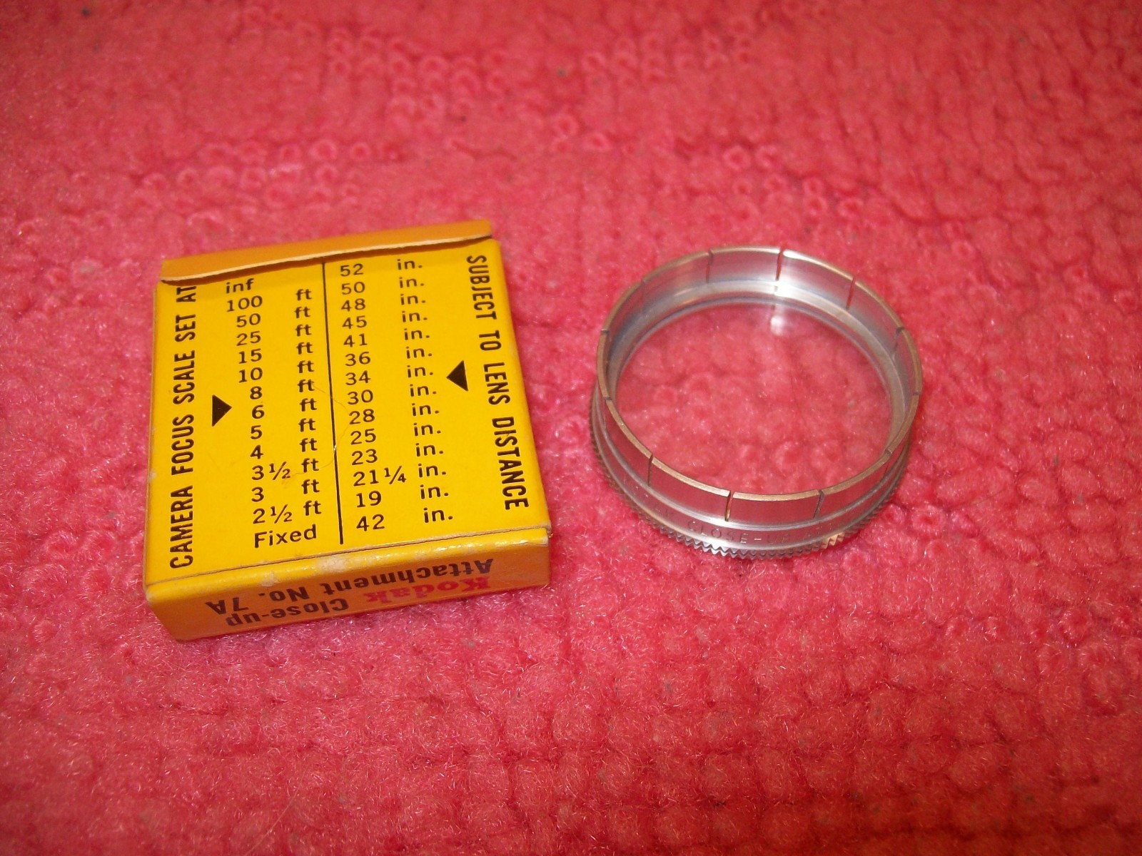 Vintage KODAK CLOSE-UP ATTACHMENT NO. 7A , NEW OLD STOCK, Free ship!
