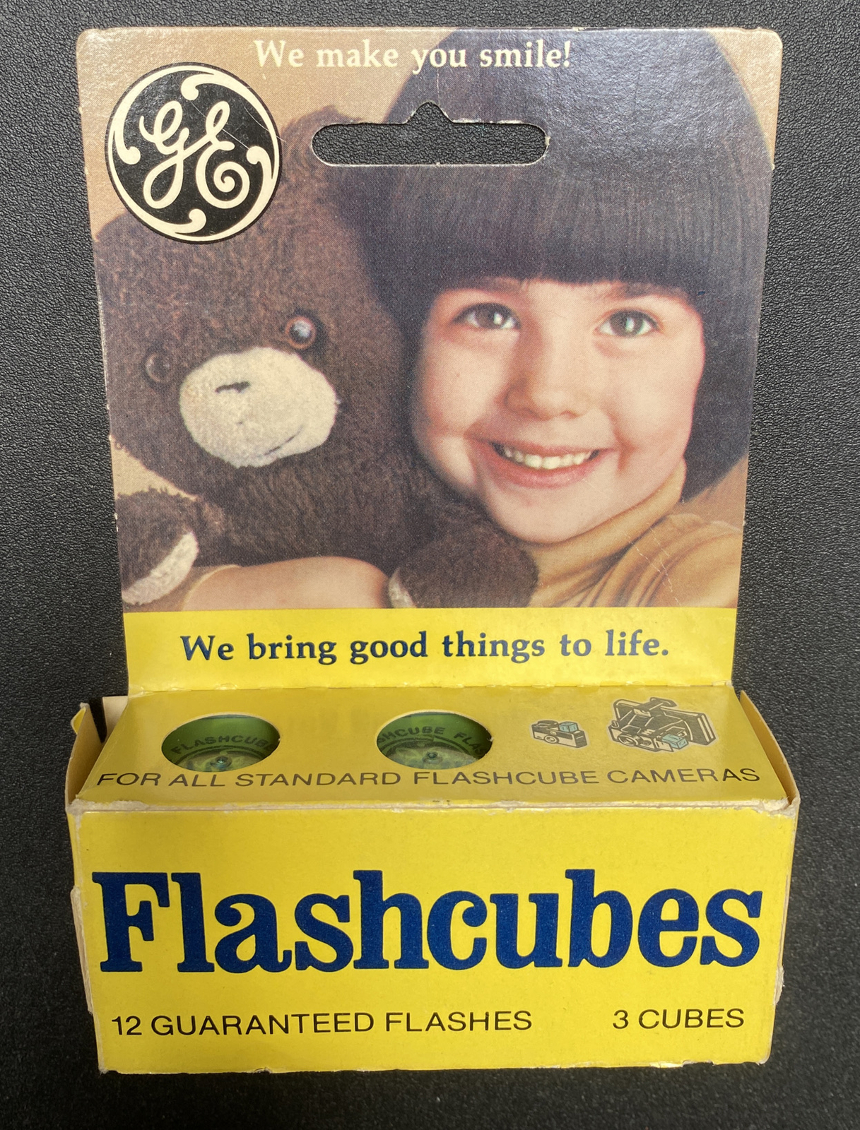 Vintage GE Flashcubes Original Box Set Of 3 Cubes