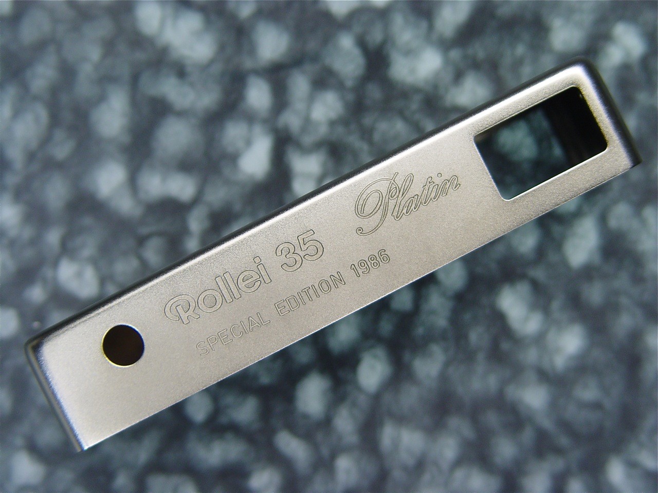 Rollei 35 Platin Top Cover ………… MINT