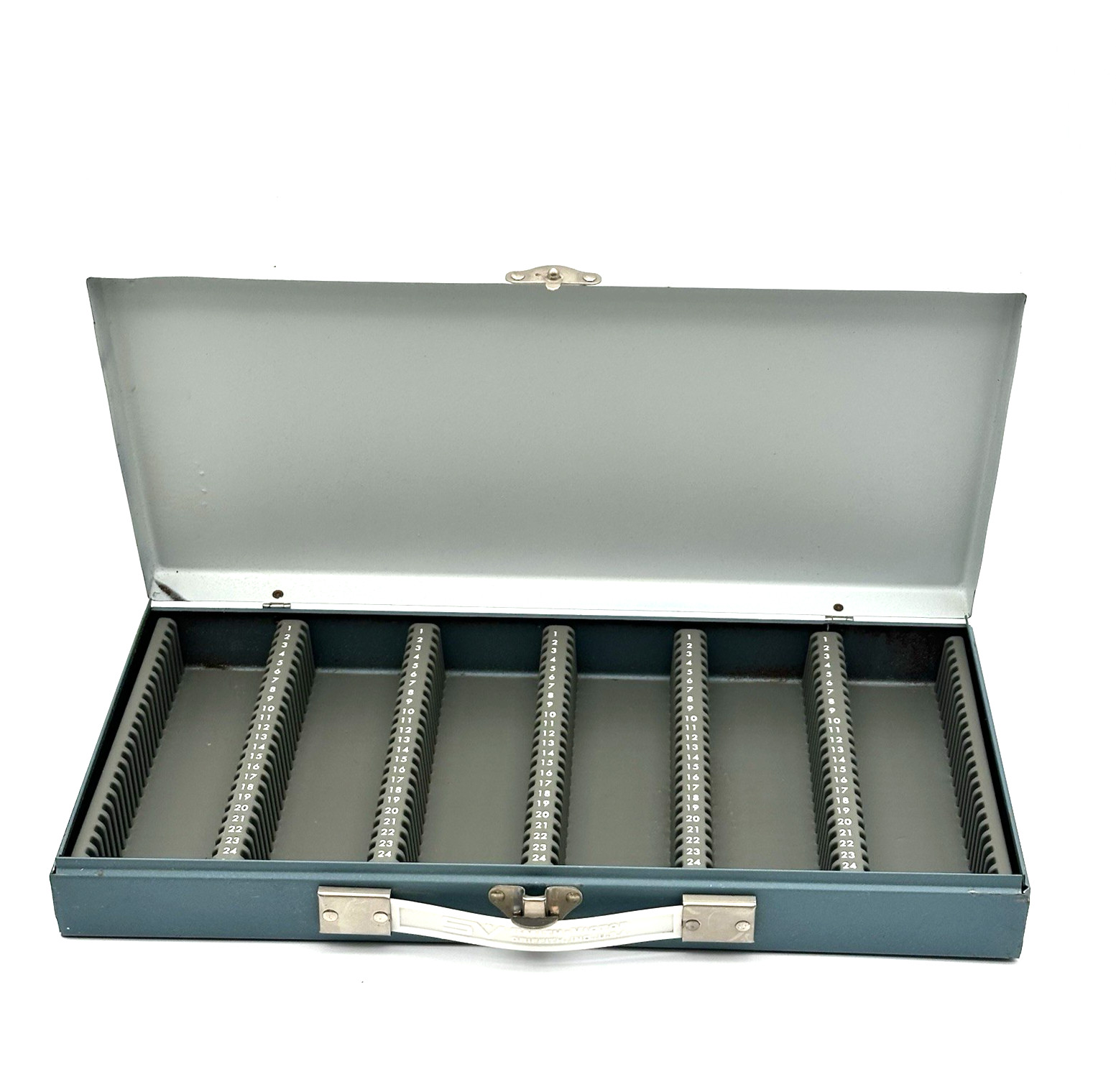 Vintage Smith & Victor 35MM Slide Storage File Box Case Organizer Griffith, USA