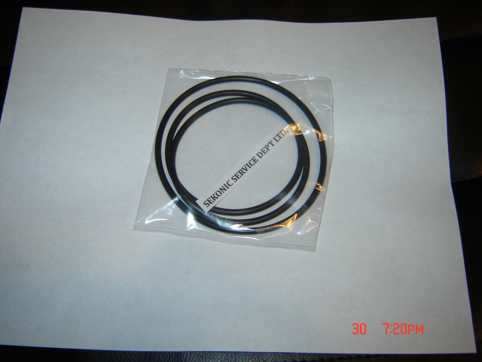 SEKONIC 8 30J , 30HL Projector Belts, 3 Belt set , New 3 Belt Kit