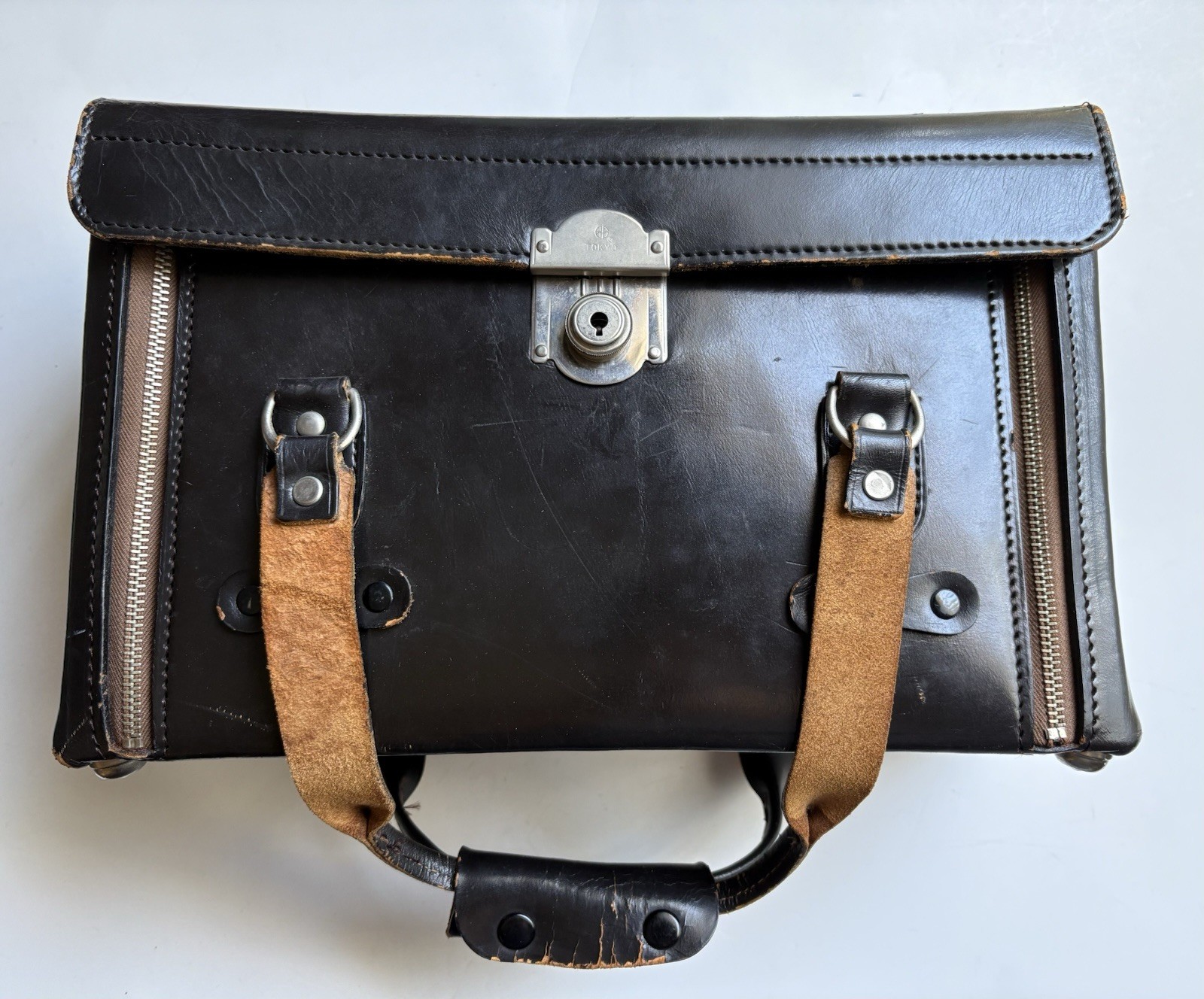 Kalimar Kali Bag Camera Black Leather Case Bag Japan Vintage