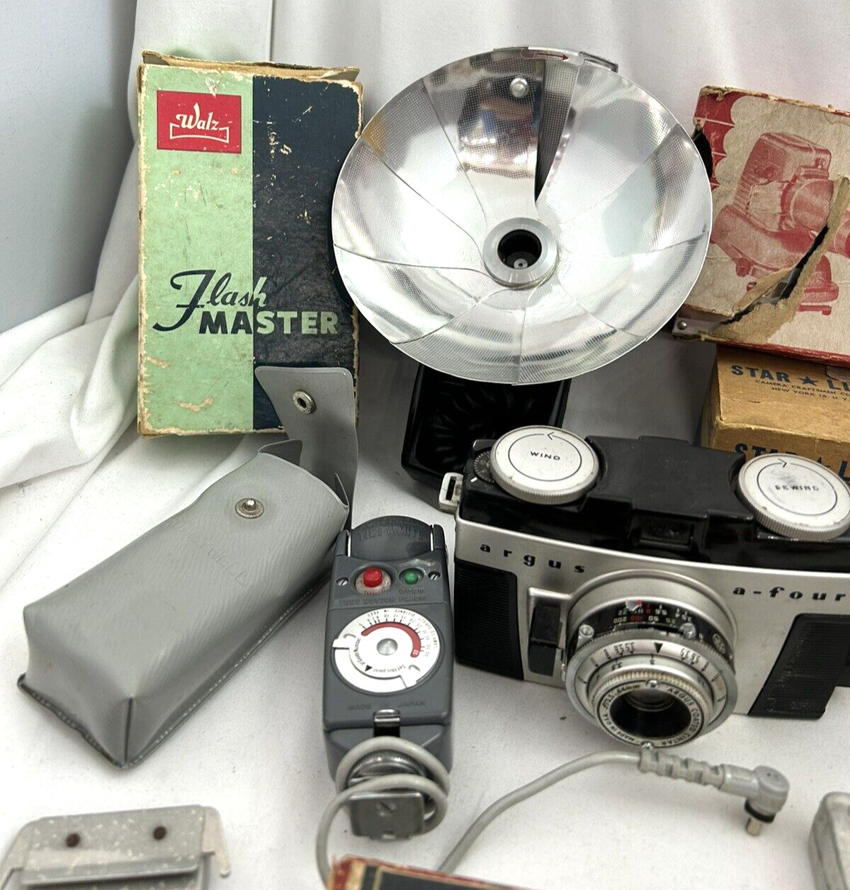 VINTAGE CAMERA ACCESSORIES FROM ESTATE SALE- SEE DETAILS AND PHOTOS