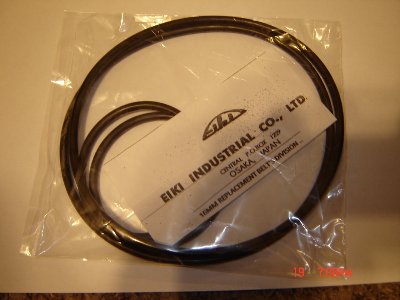 Eiki RT 4 Belts, New Set